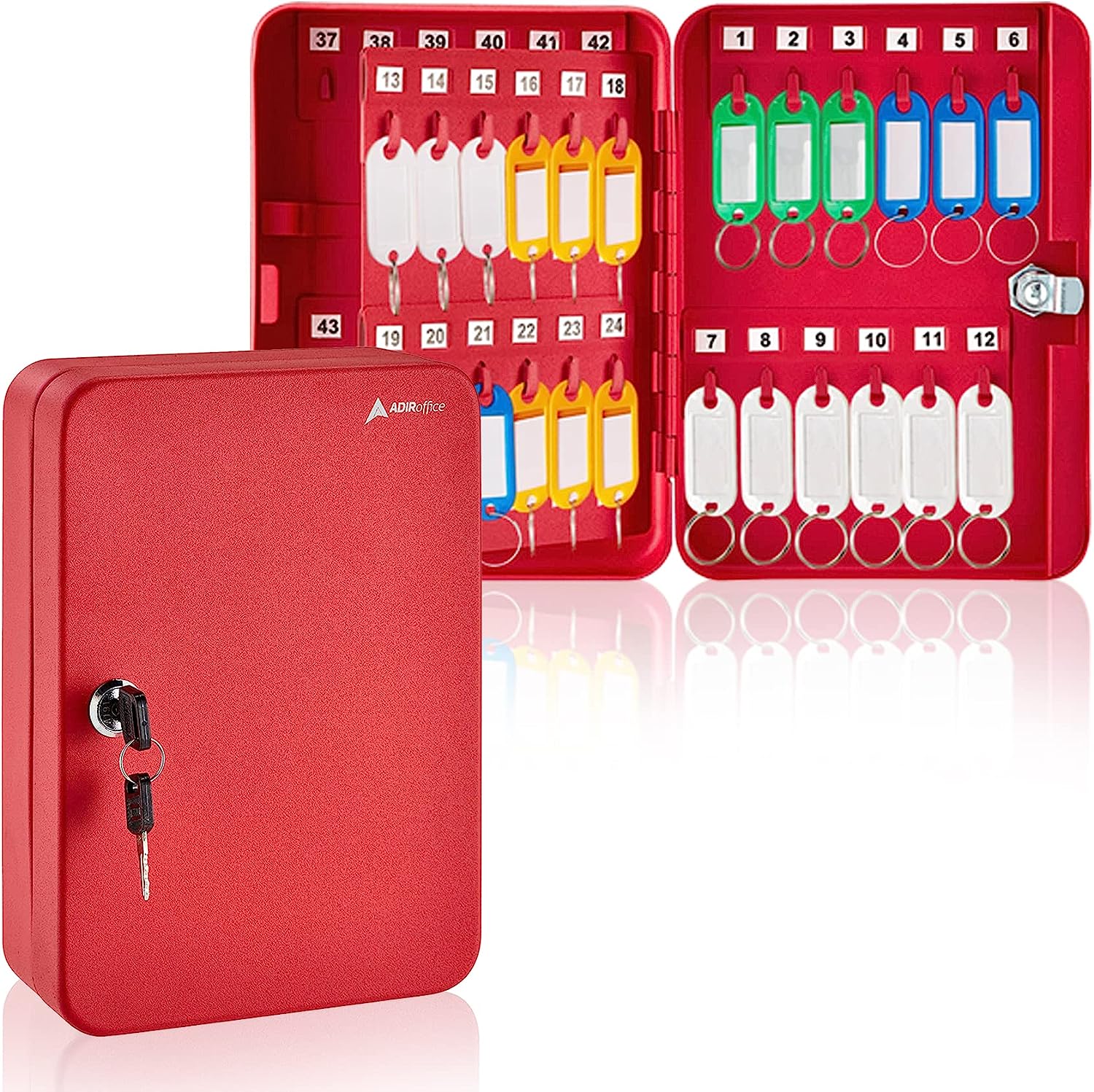 AdirOffice 681-48-RED-PKG Key-Safes - View #2