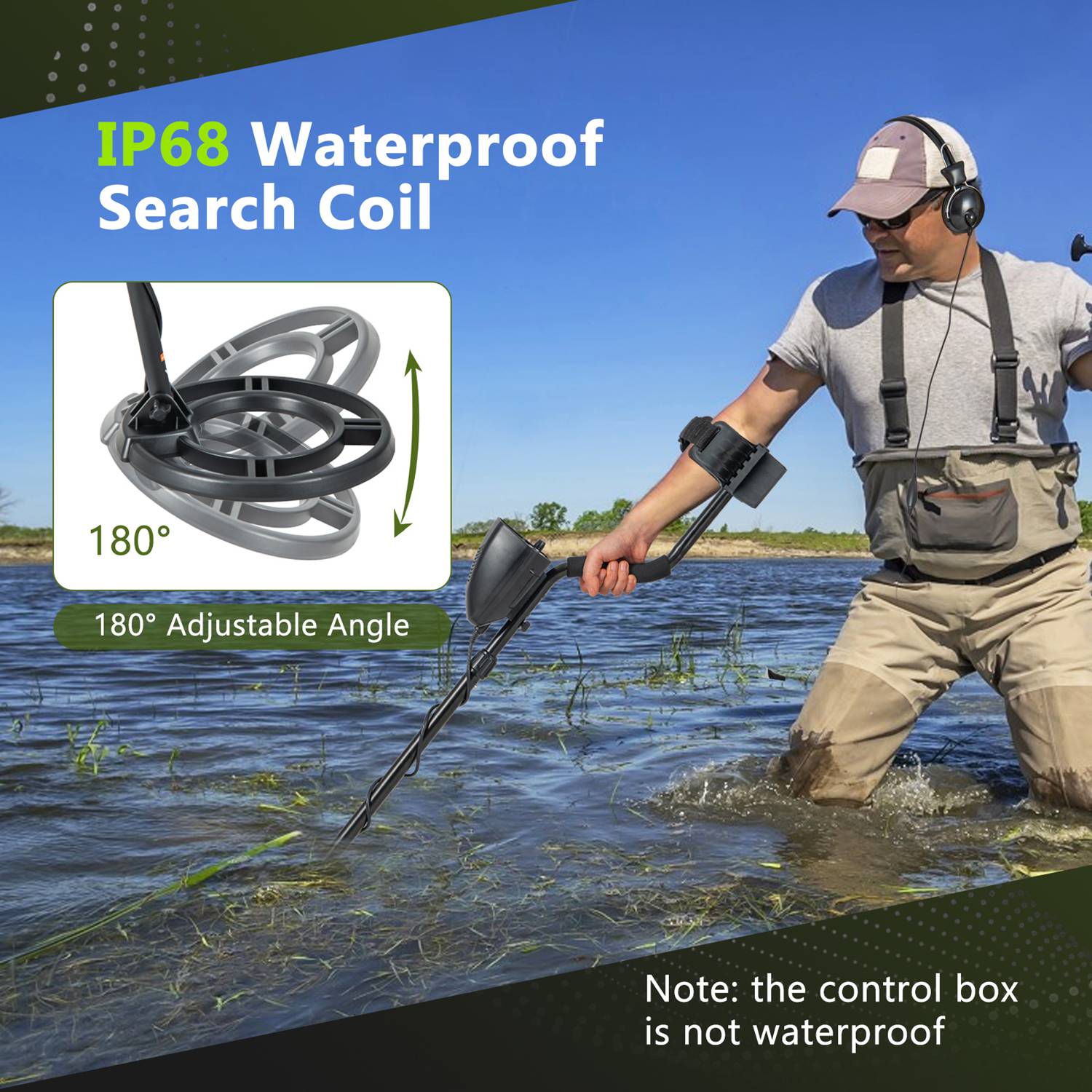 Costway CSHY002710 Metal-Detectors - View #4
