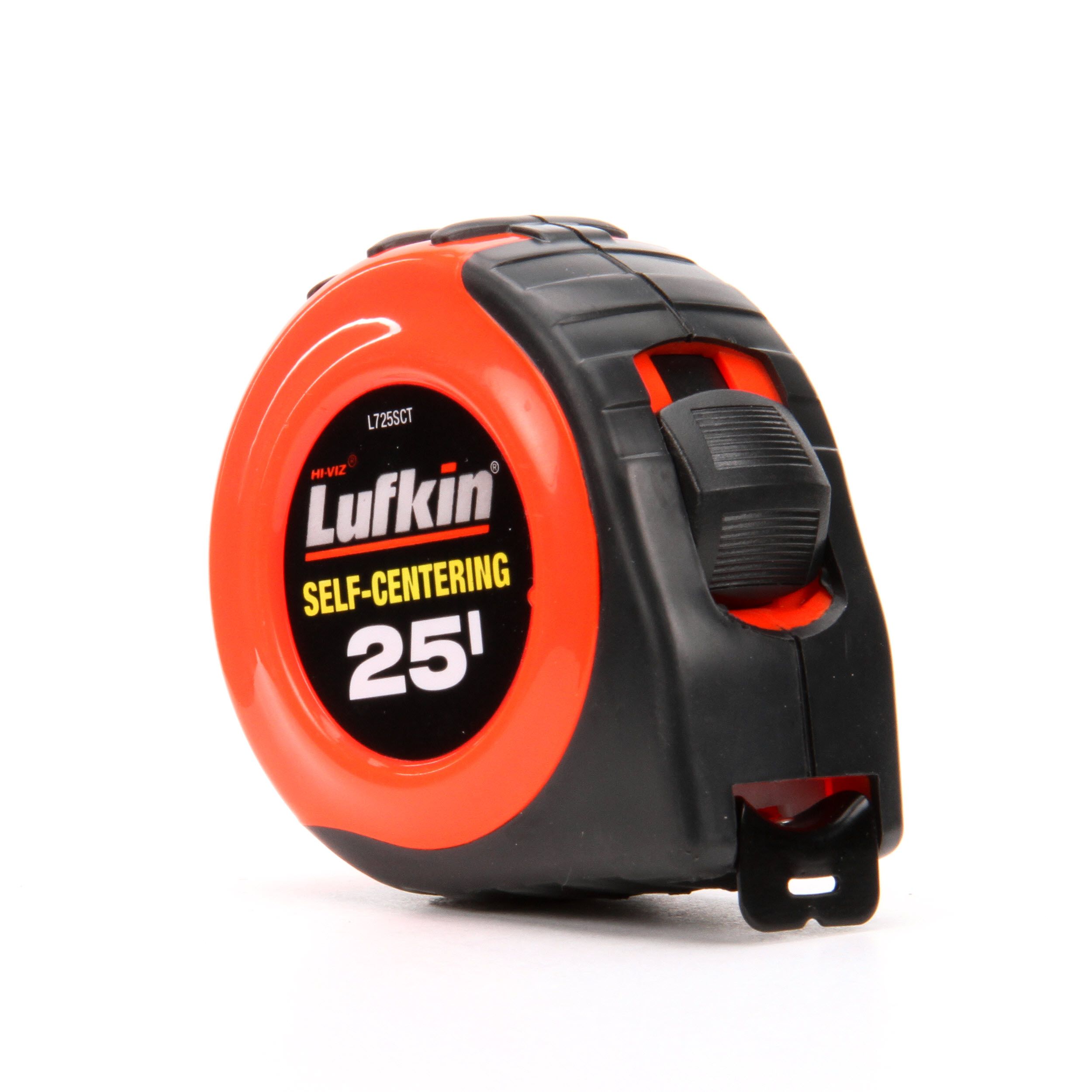 Lufkin Tape Measure Hi-Vis Orange Case Self-Centering 1  X 25 