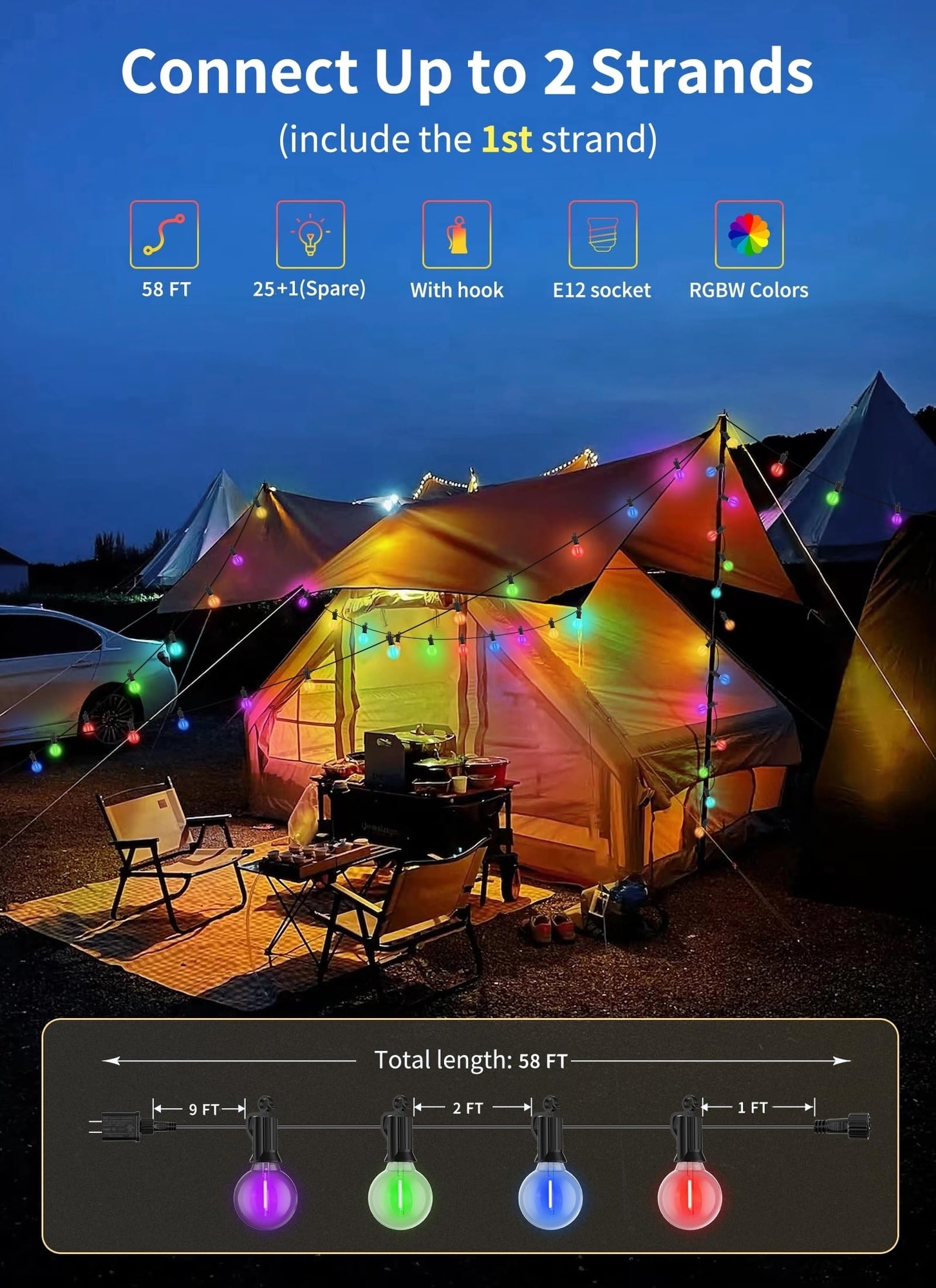 Afoxsos LAF0612F088 Christmas-String-Lights - View #3