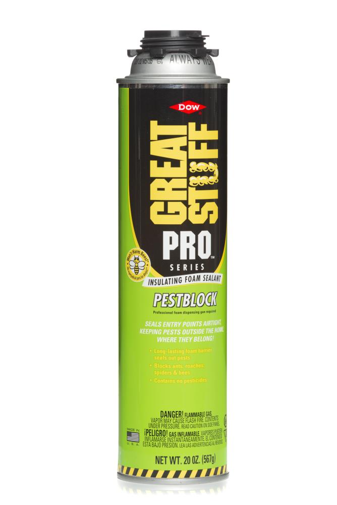 GREAT STUFF Pestblock 12 oz Straw Indoor/Outdoor Spray Foam