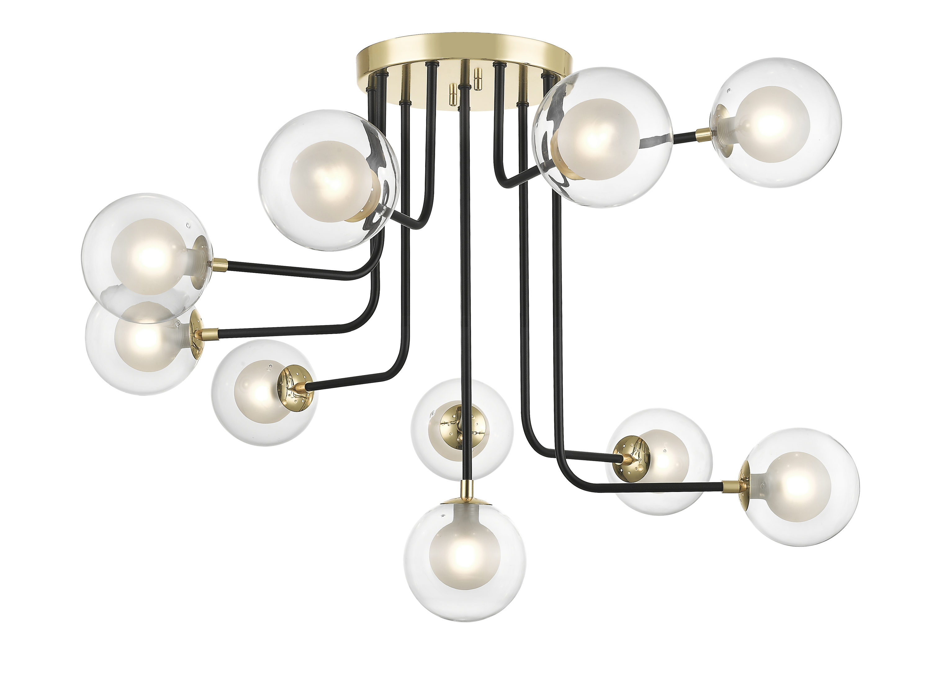 safavieh fidelma flush mount chandelier