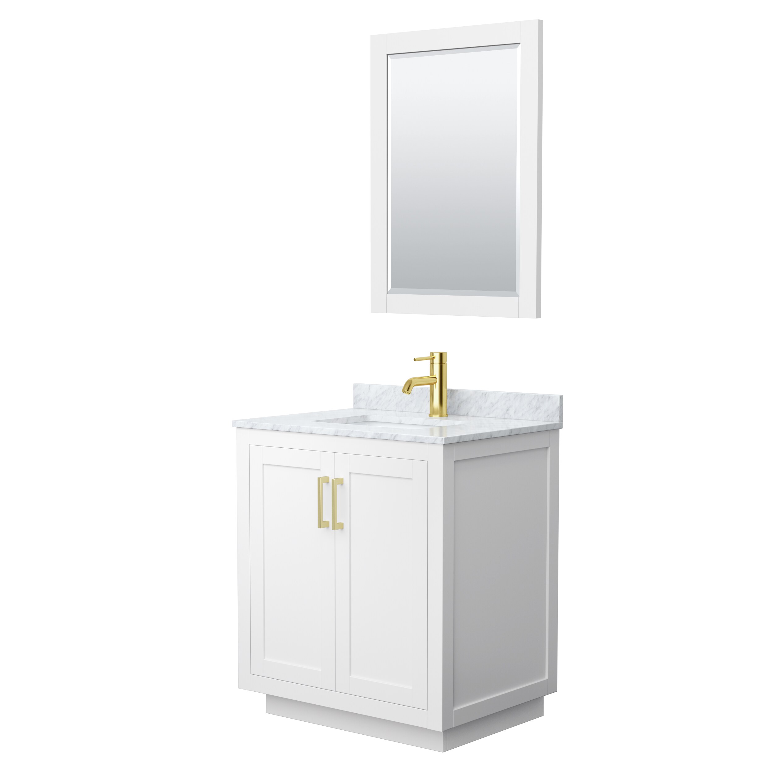 Wyndham Collection WCF292930SWGCMUNSM24 Bath-Vanity-Combo - View #2