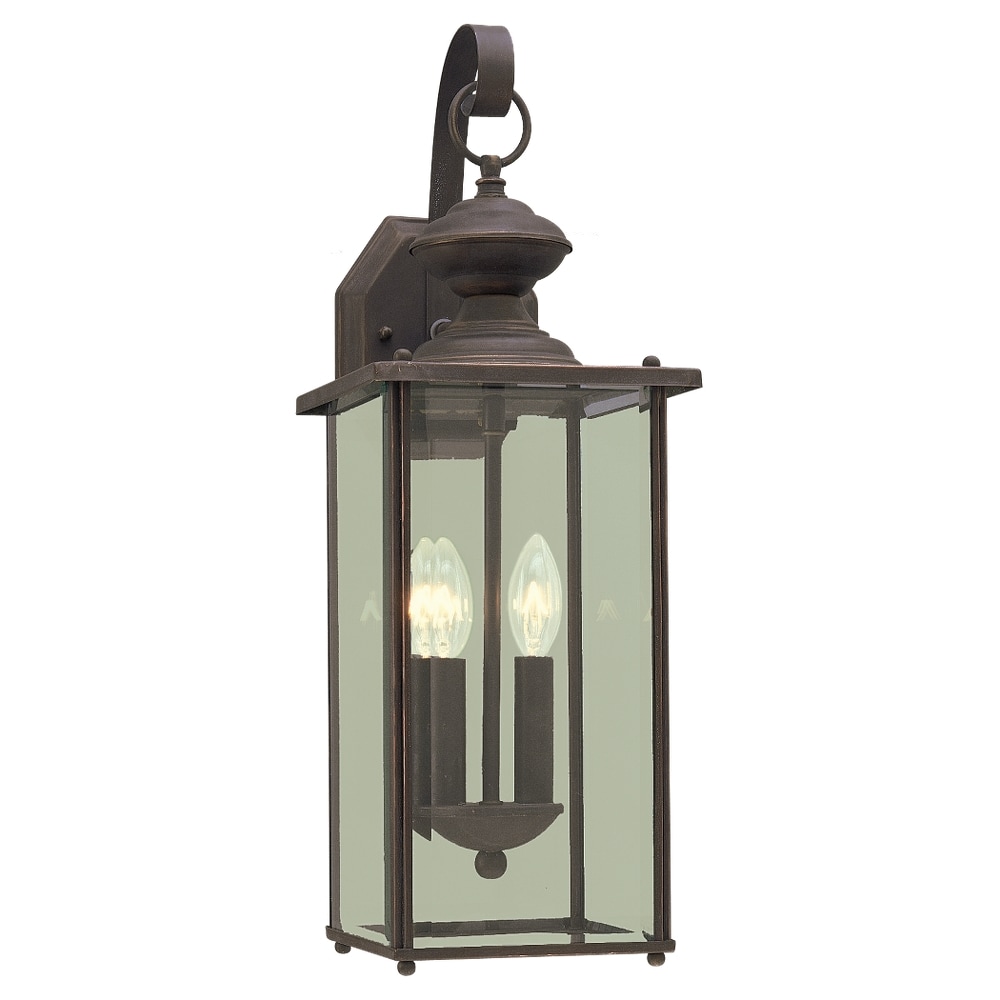 Generation Lighting Jamestowne 2-Light 20.25-in H Antique Bronze ...