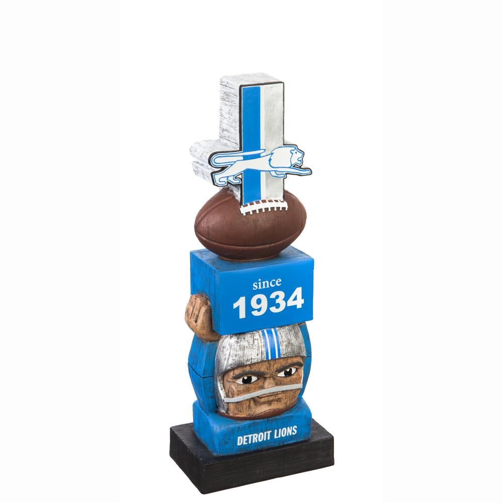 Detroit Lions 12 Mascot Statue