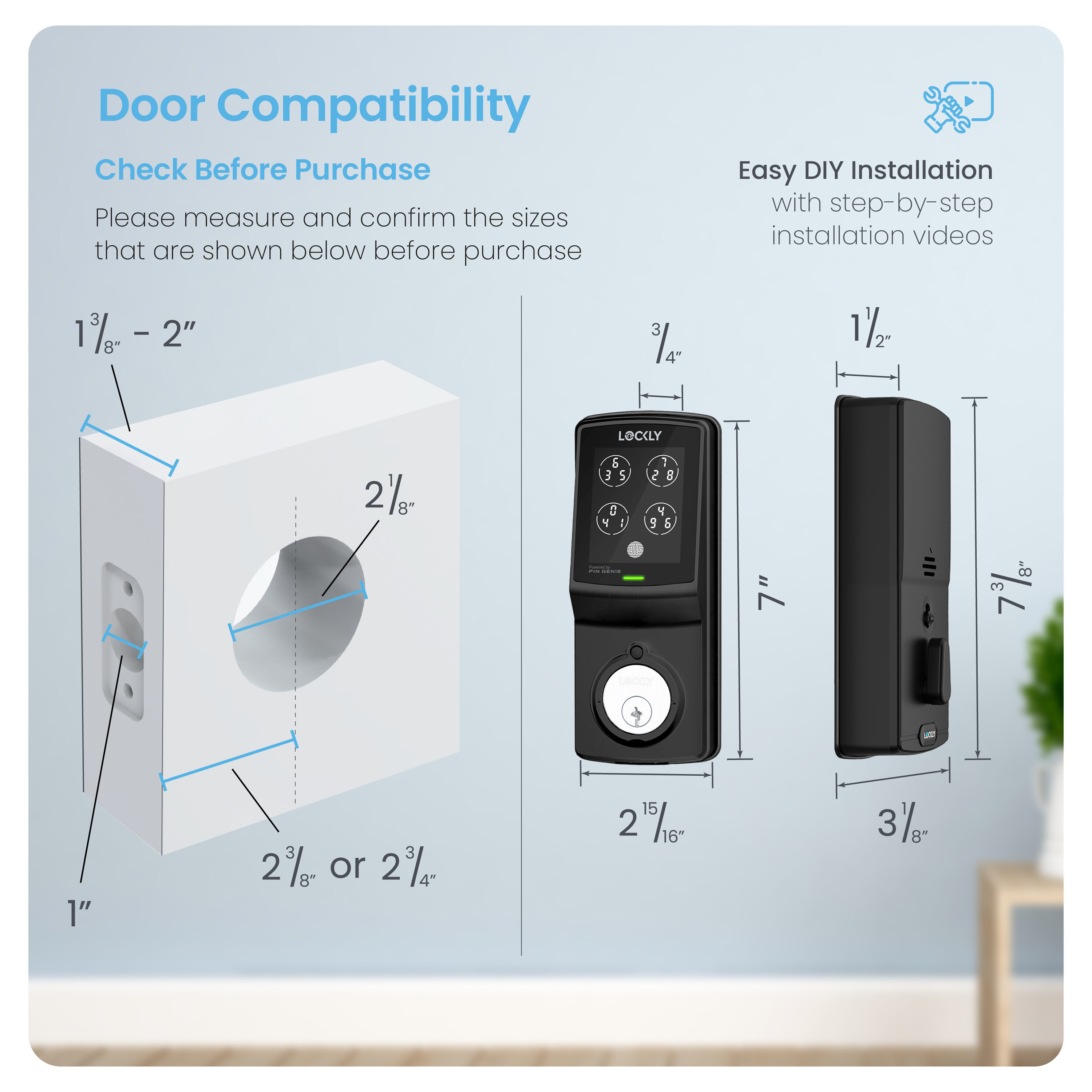 Lockly PGD7SMB Electronic-Door-Locks - View #10