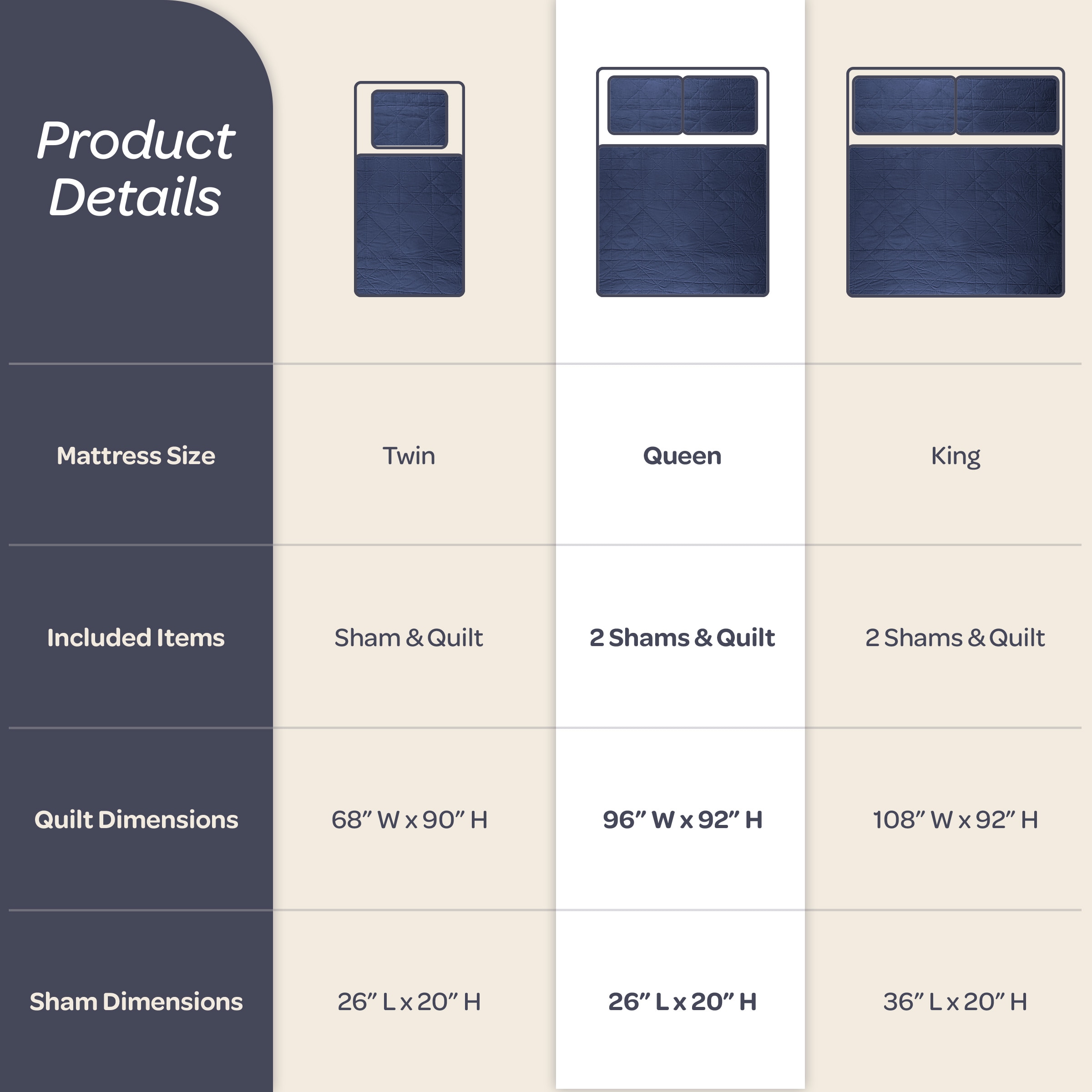 Lavish Home 66-004-VN-Q Comforters-And-Bedspreads - View #6