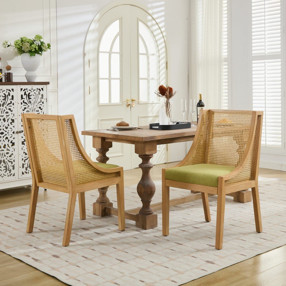 Coolbibila CAMILA-DINING-GREEN Dining-Chairs - View #2