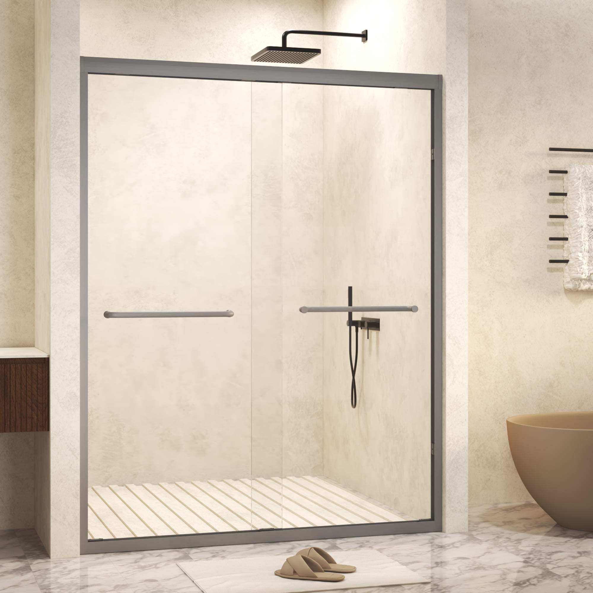 Lordear HMS-LD-6A22-1-606CH Shower-Doors - View #2