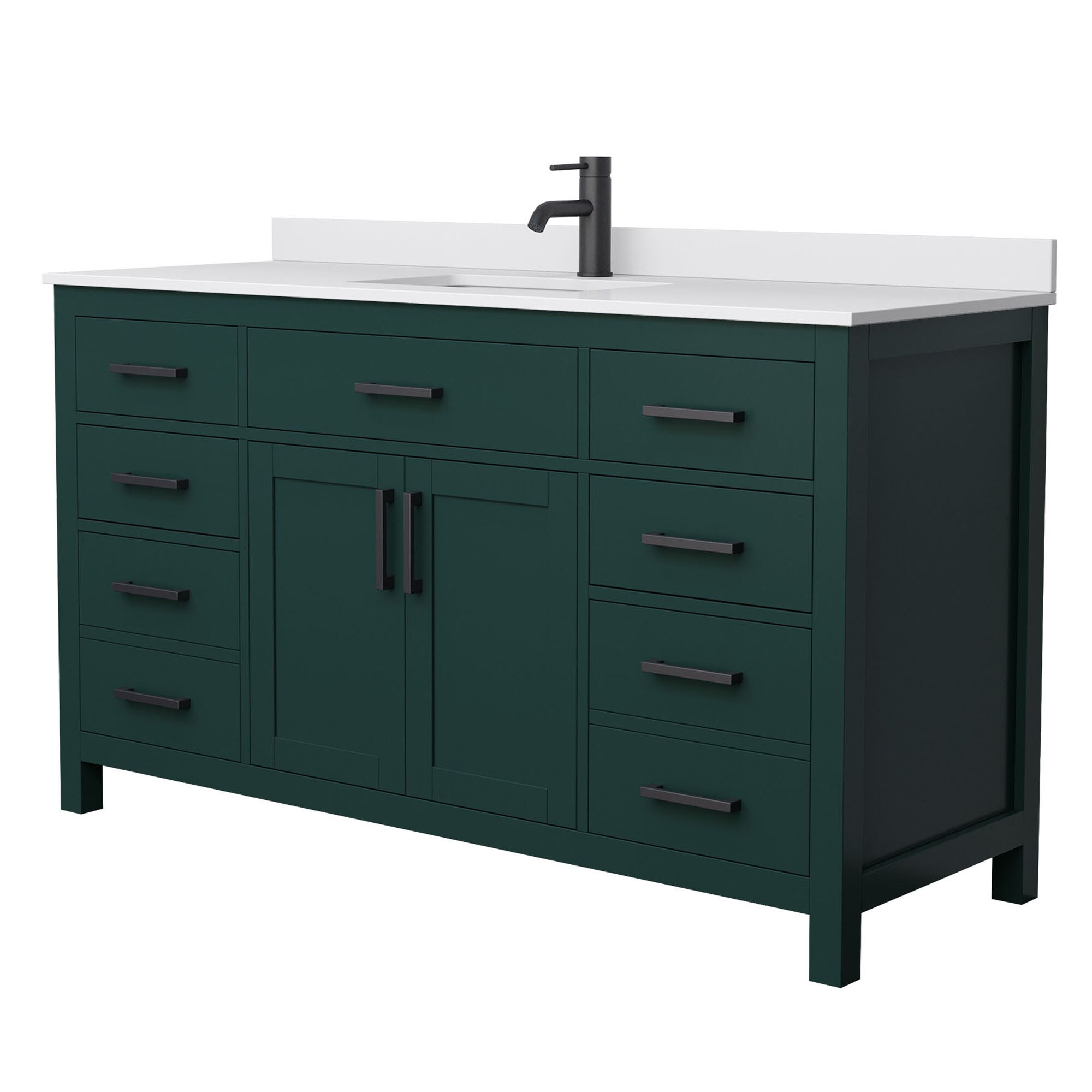 Wyndham Collection WCG242460SGKWCUNSMXX Bath-Vanity-Combo - View #2
