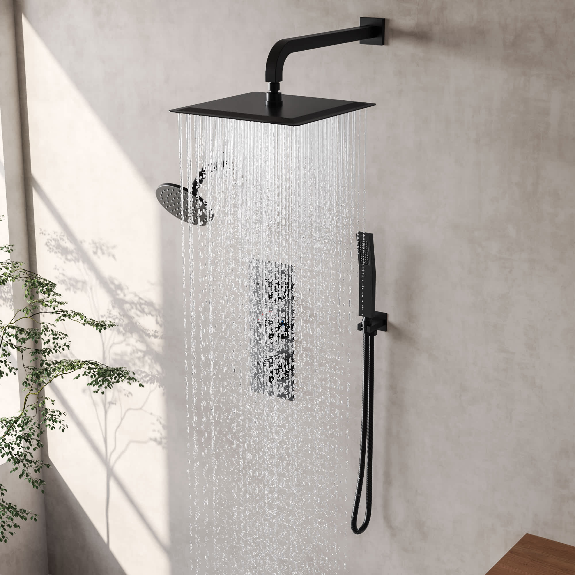 EVERSTEIN SFS-1065-BK12 Tub-Shower-Faucets - View #12