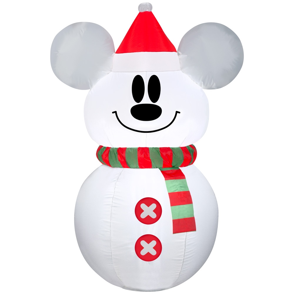 Disney 3.5-ft Lighted Mickey Mouse Christmas Inflatable in the Christmas  Inflatables department at