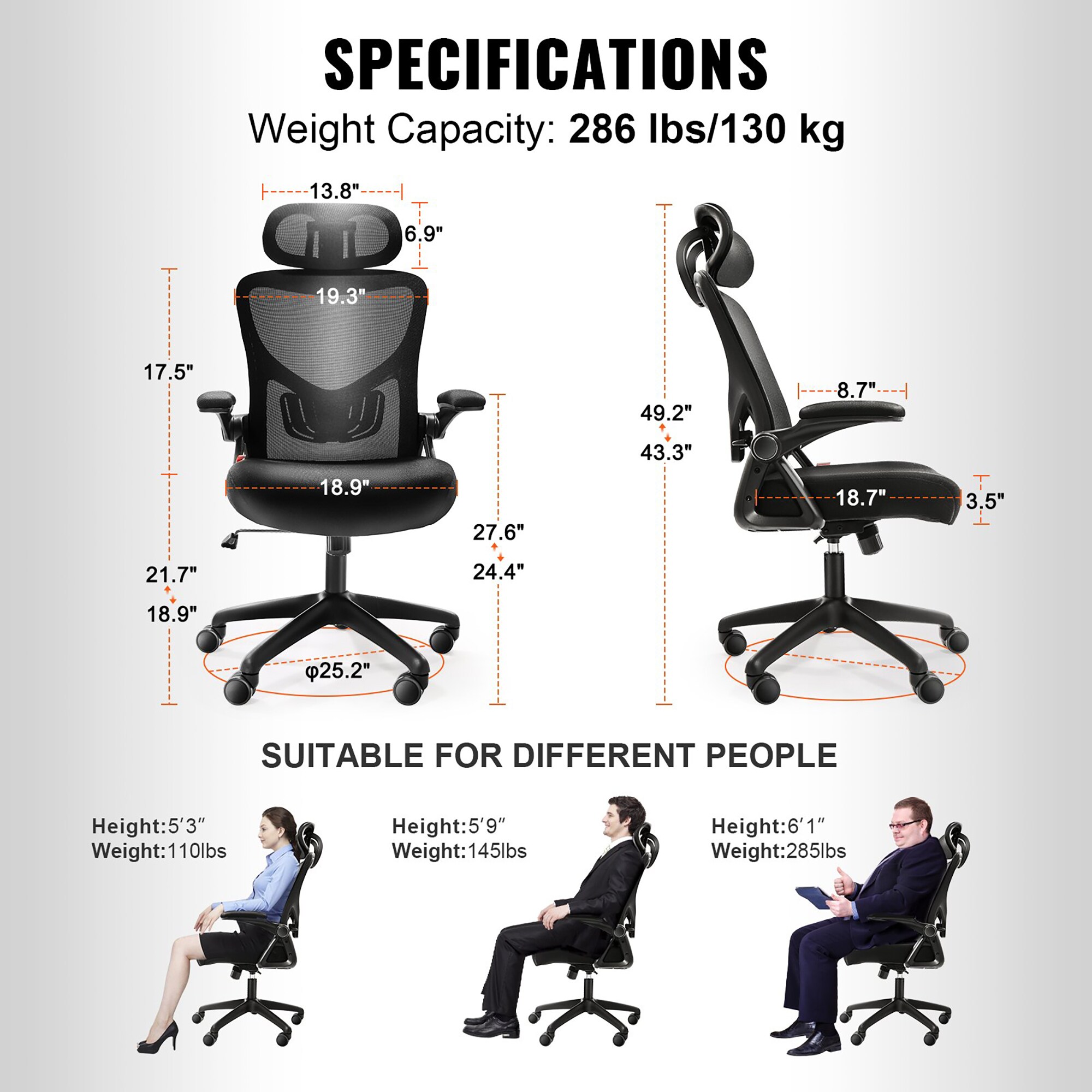 Sumyeg HFCM-W39522215 Office-Chairs - View #7
