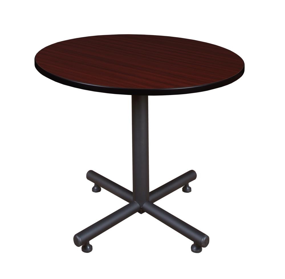 Regency TKB36RNDMH Breakroom Brown 4-Person Training Table (36-in W x 29-in H)