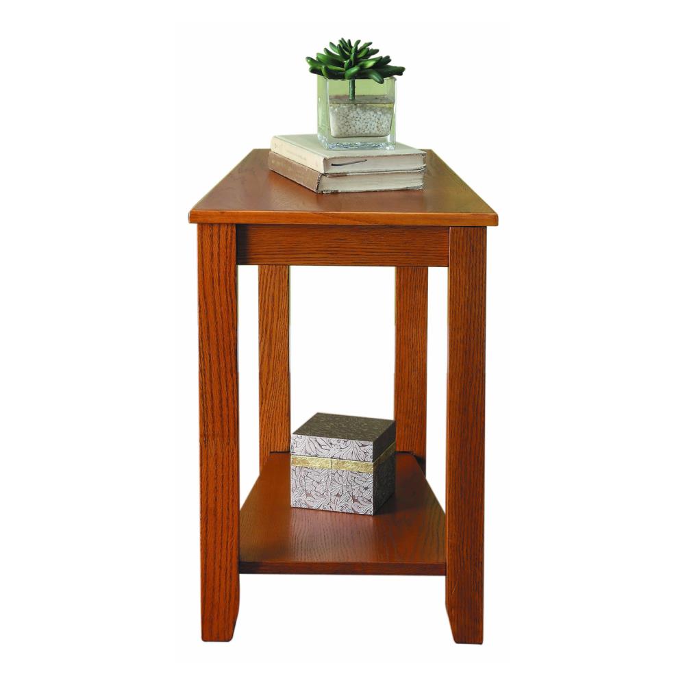 light oak end tables with storage