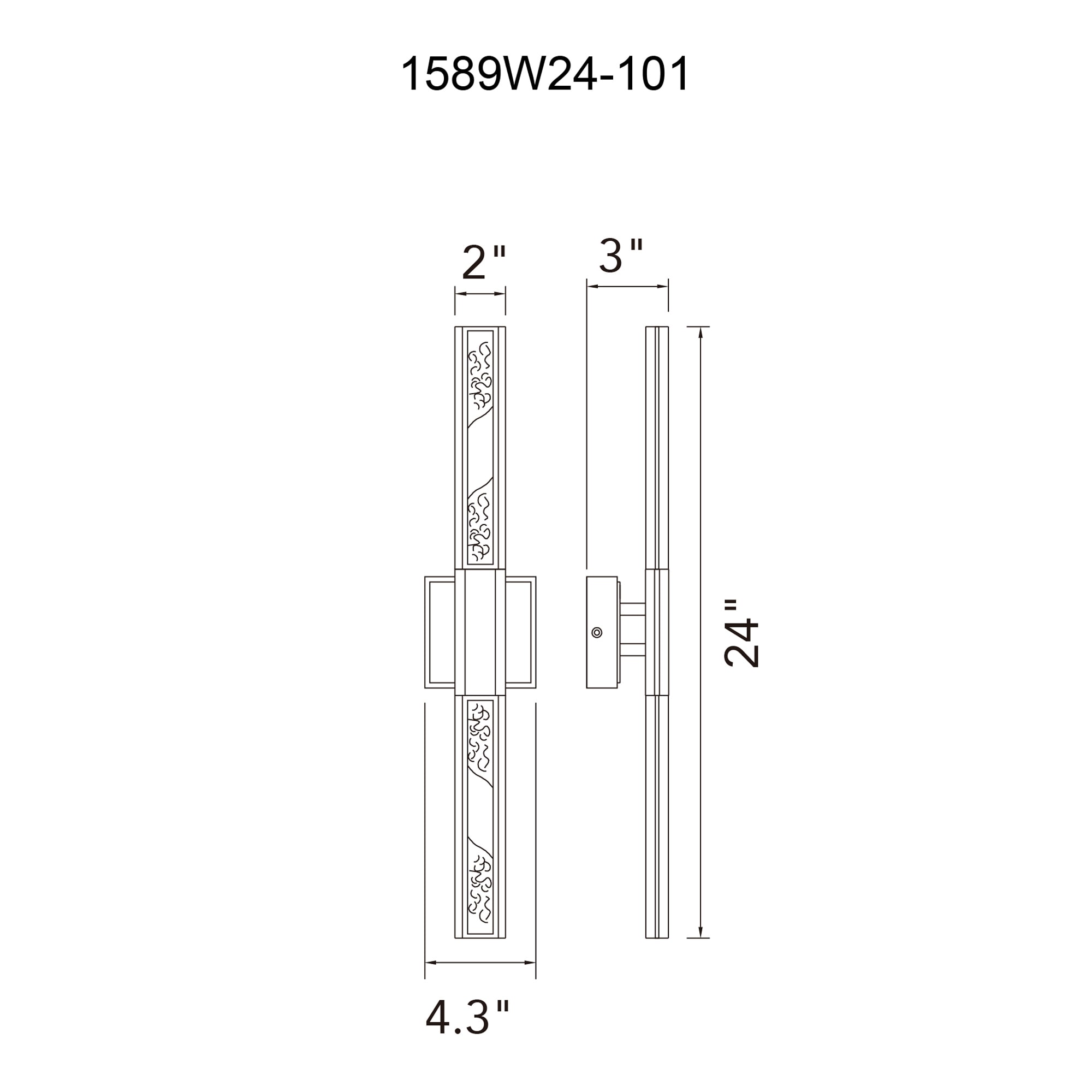 CWI Lighting 1589W24-101 b089995 - View #9