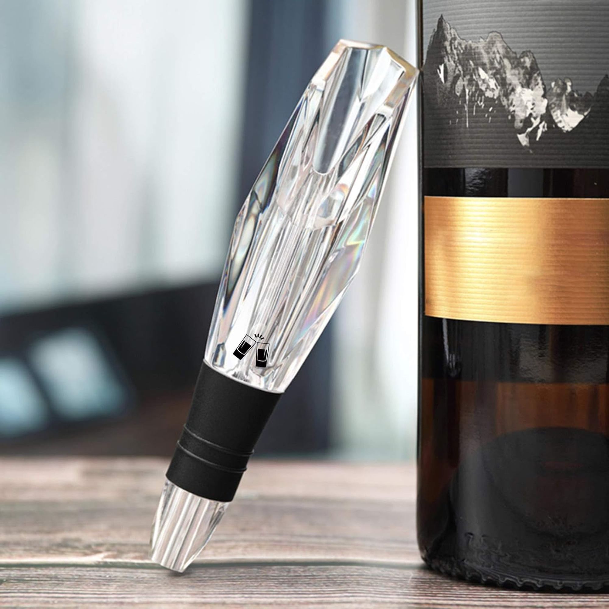 Lemonsoda Wine Aerator Pourer - Pocket Size Portable Wine Aerator in ...