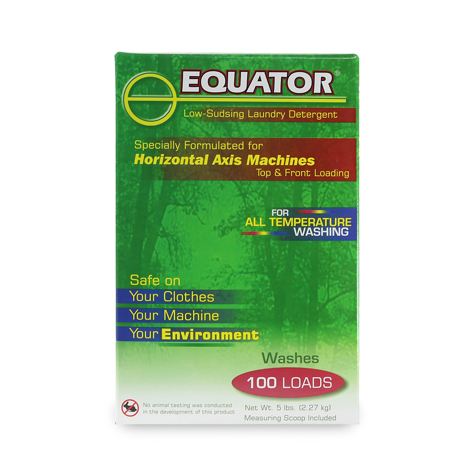 Equator Advanced Appliances 4 Pack Unscented HE Laundry Detergent