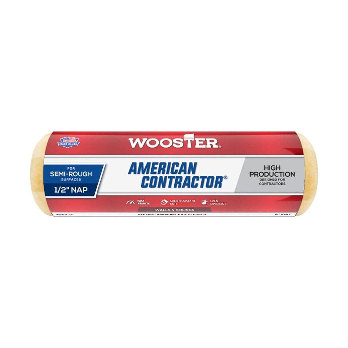 Wooster R363-9 Genuine 9in American Contractor 1/2in Nap Roller Cover - R363-9