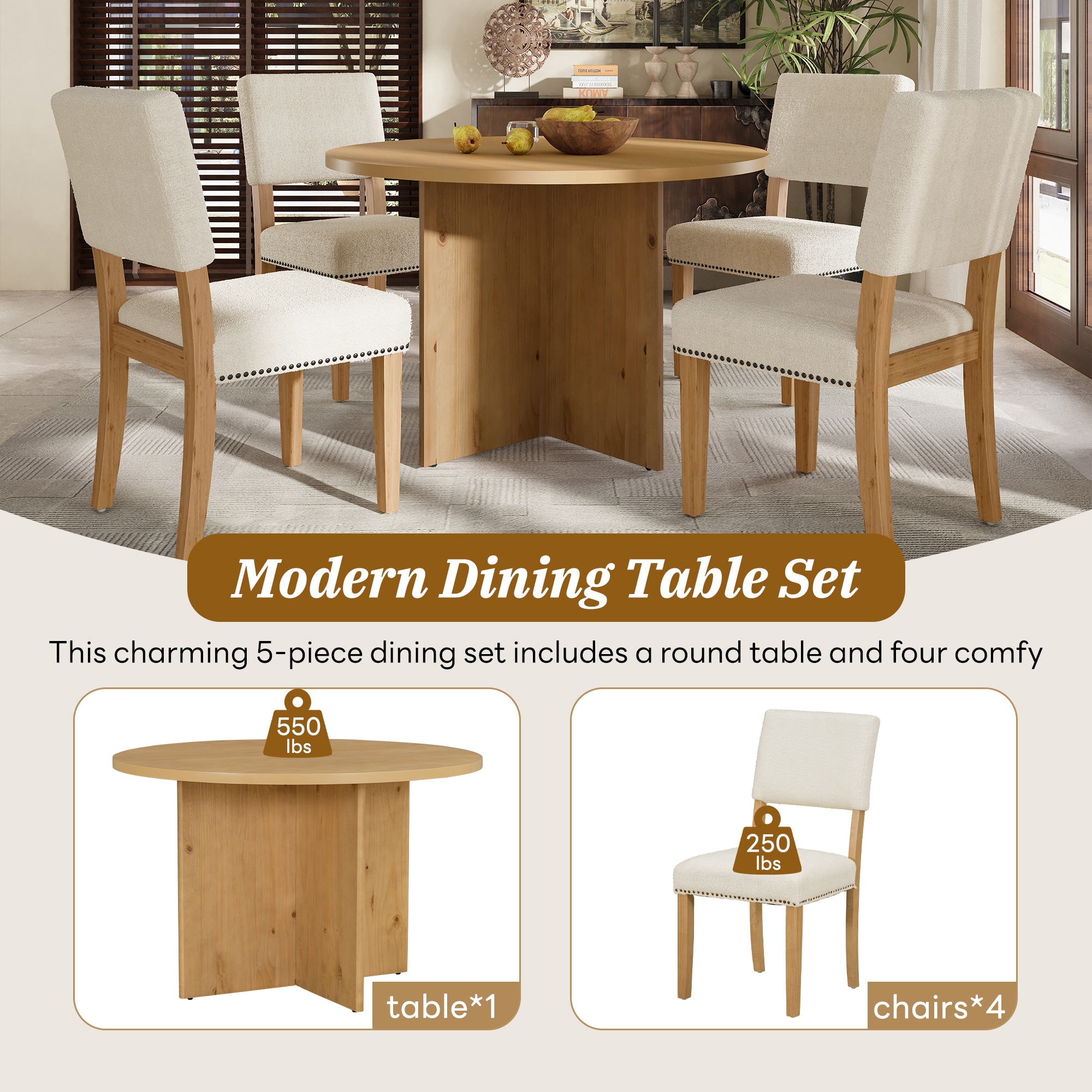 ModernLuxe L-SP000045AAD Dining-Sets - View #3