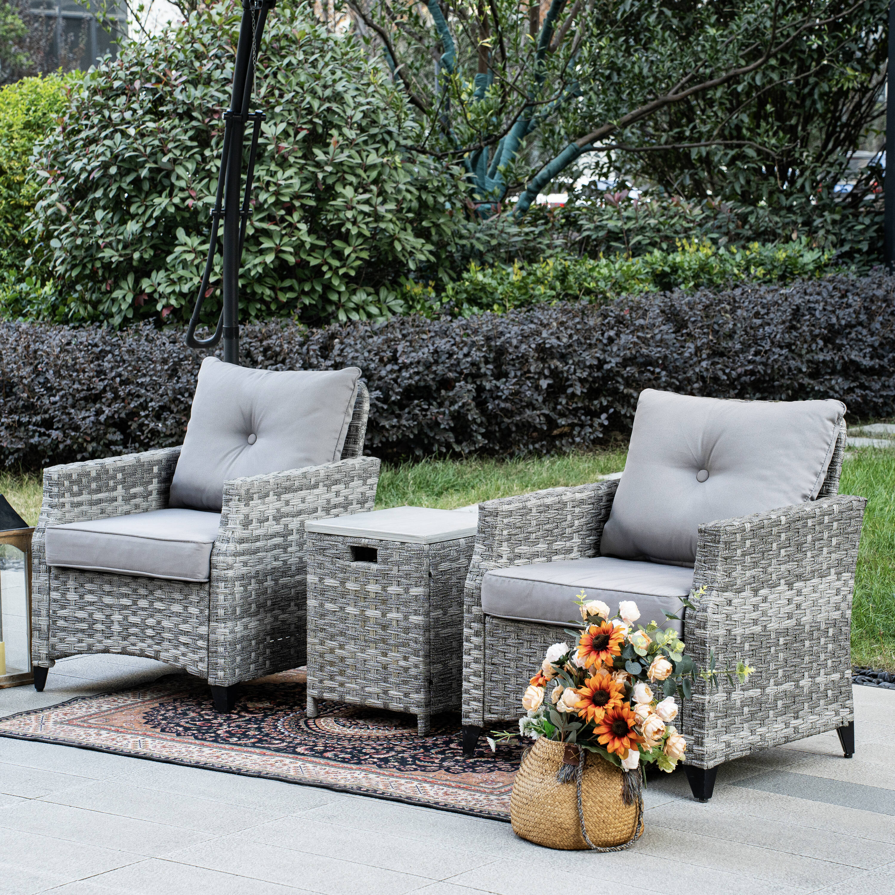 Direct Wicker DWG-1802SST Patio-Conversation-Sets - View #2