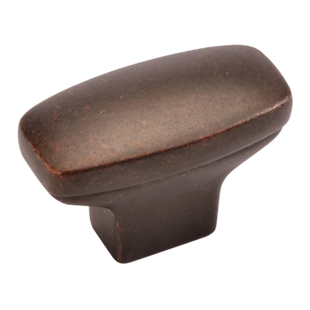 Hickory Hardware P208-DAC Cottage Antique Copper Rectangular Traditional Cabinet Knob