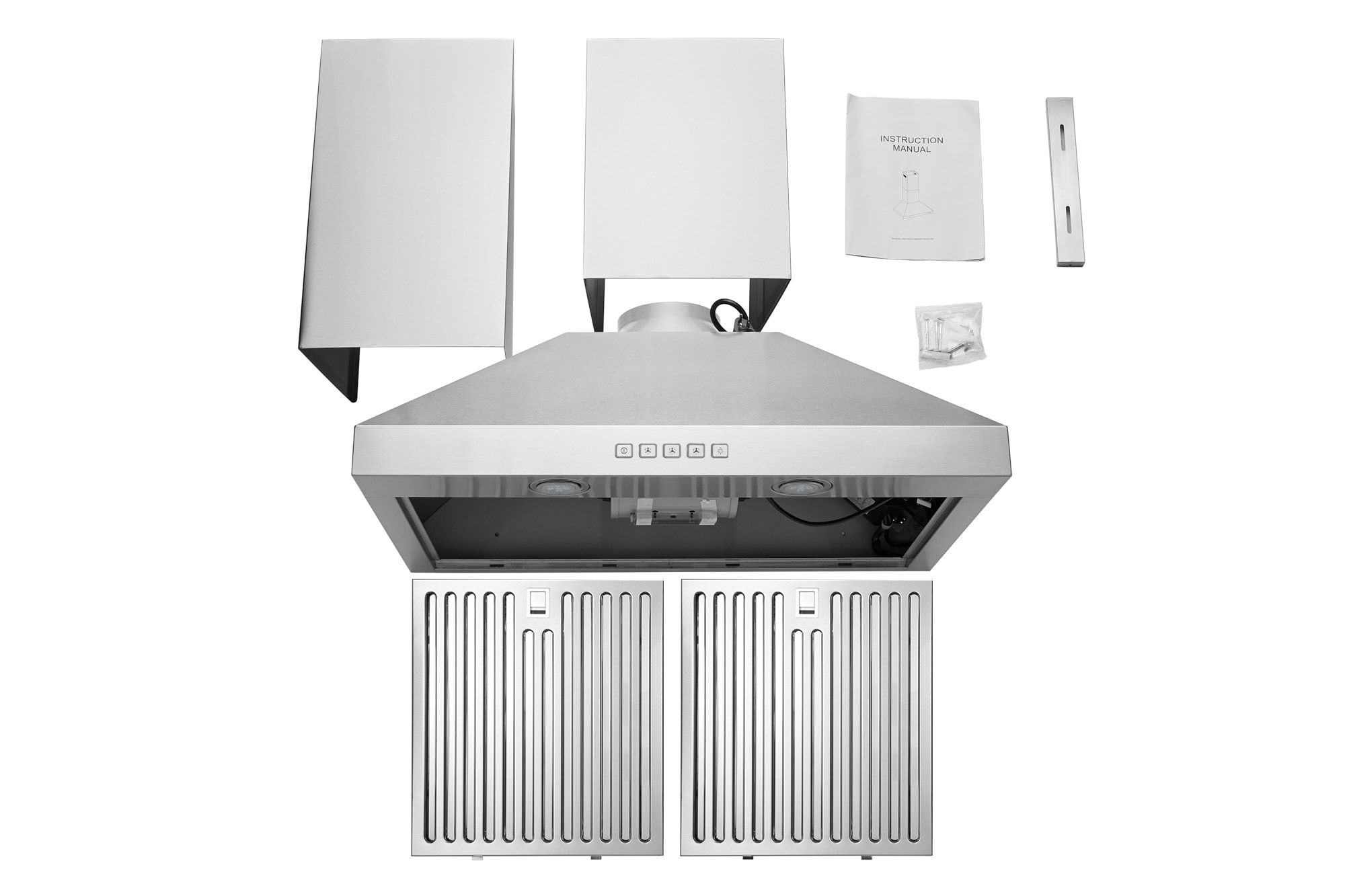 Hauslane WM-530SS-36 Wall-Mounted-Range-Hoods - View #10