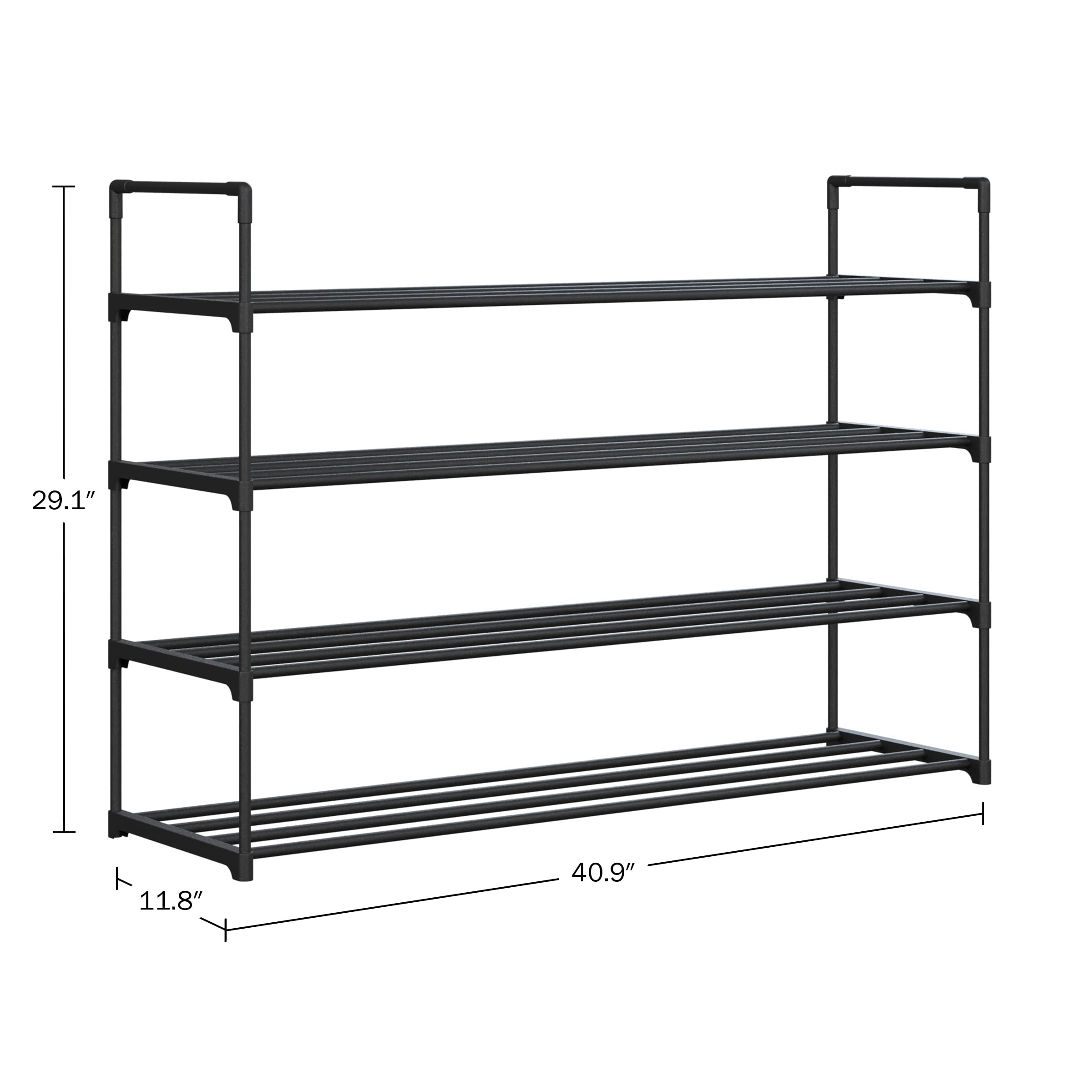 Home-Complete HC-2103-BLK Shoe-Racks - View #2