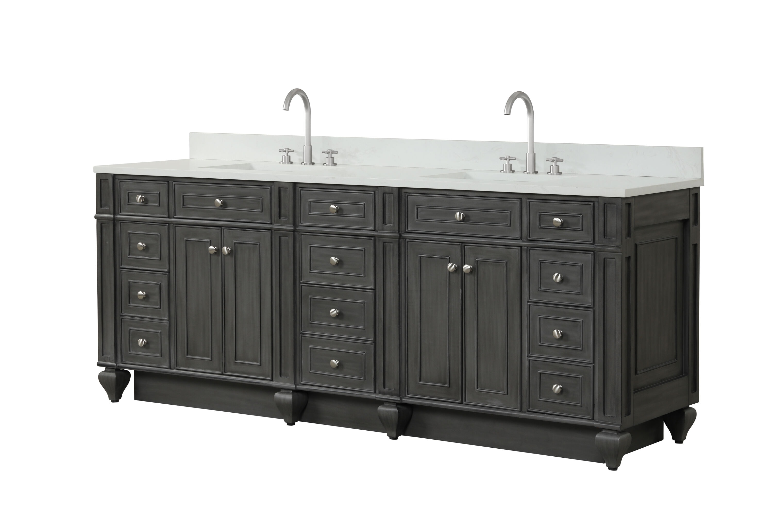 Design Element WN-84-GY Bath-Vanity-Combo - View #12