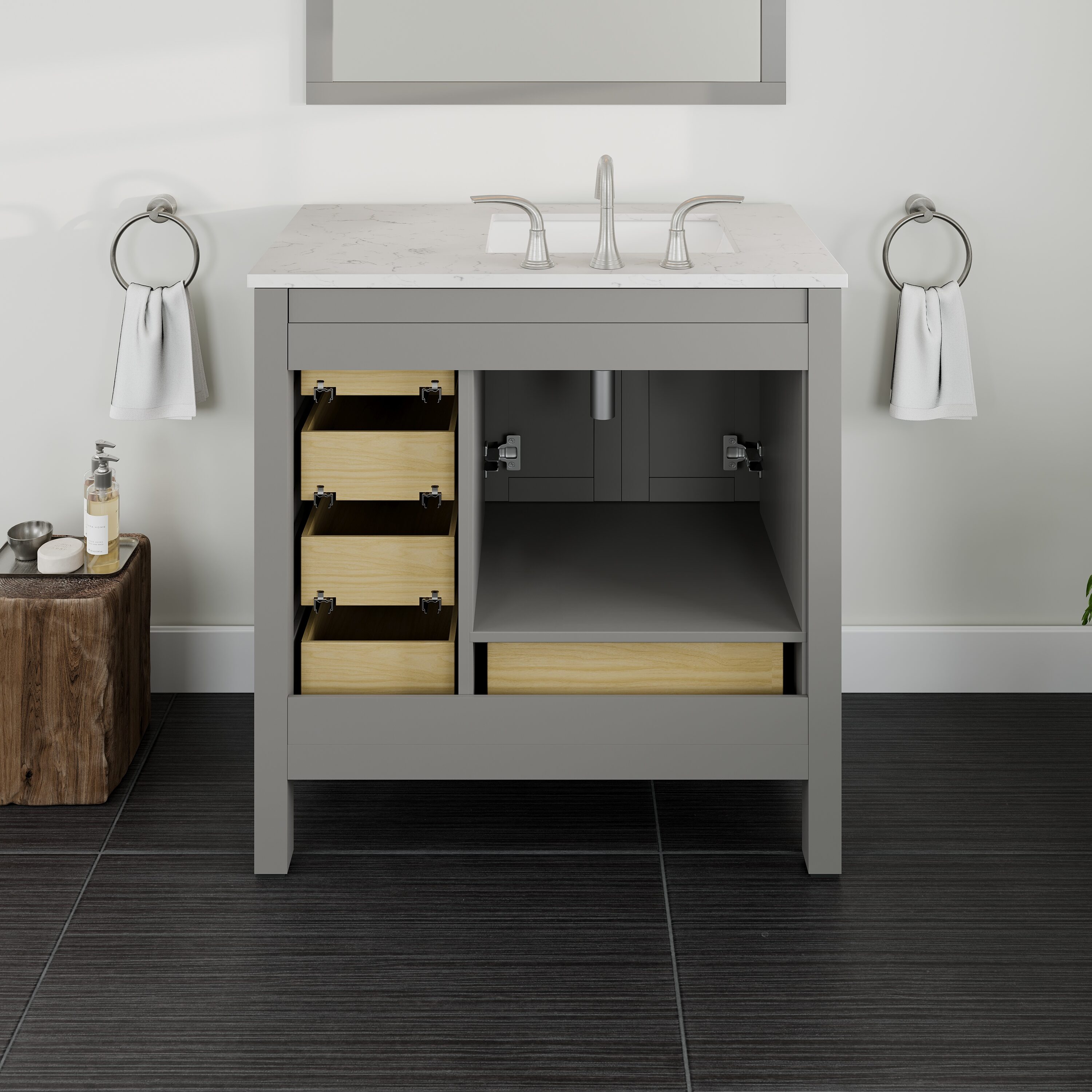 Eviva EVVN412-36GR Bath-Vanity-Combo - View #7