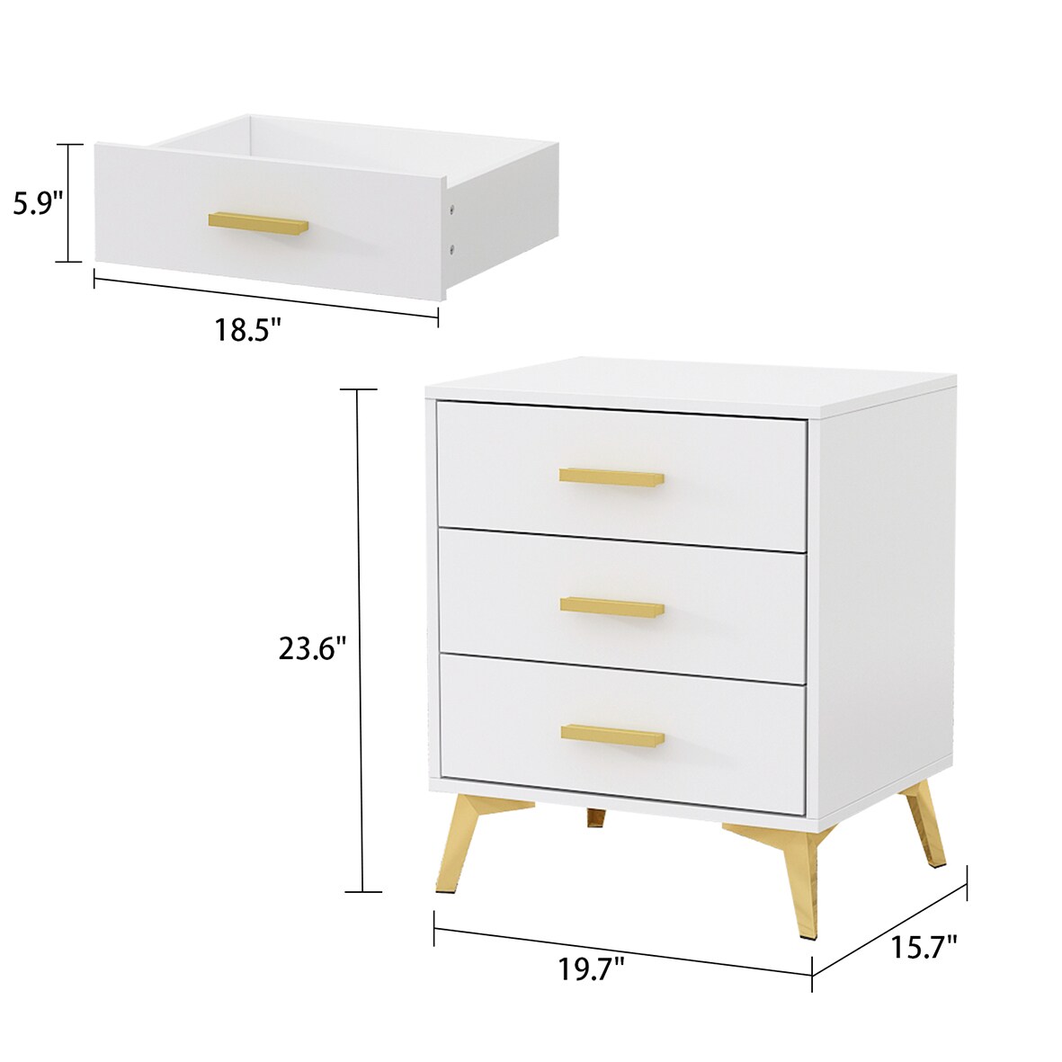 FUFU&GAGA LJY-KF330019-01 nightstands - View #7