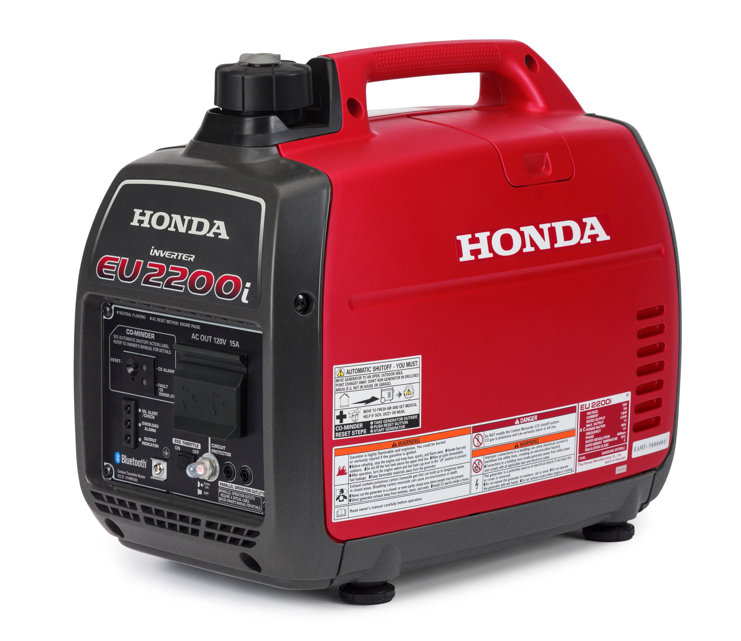 Honda Eu2200ITAG 2200-Watt Inverter Generator in the Inverter ...