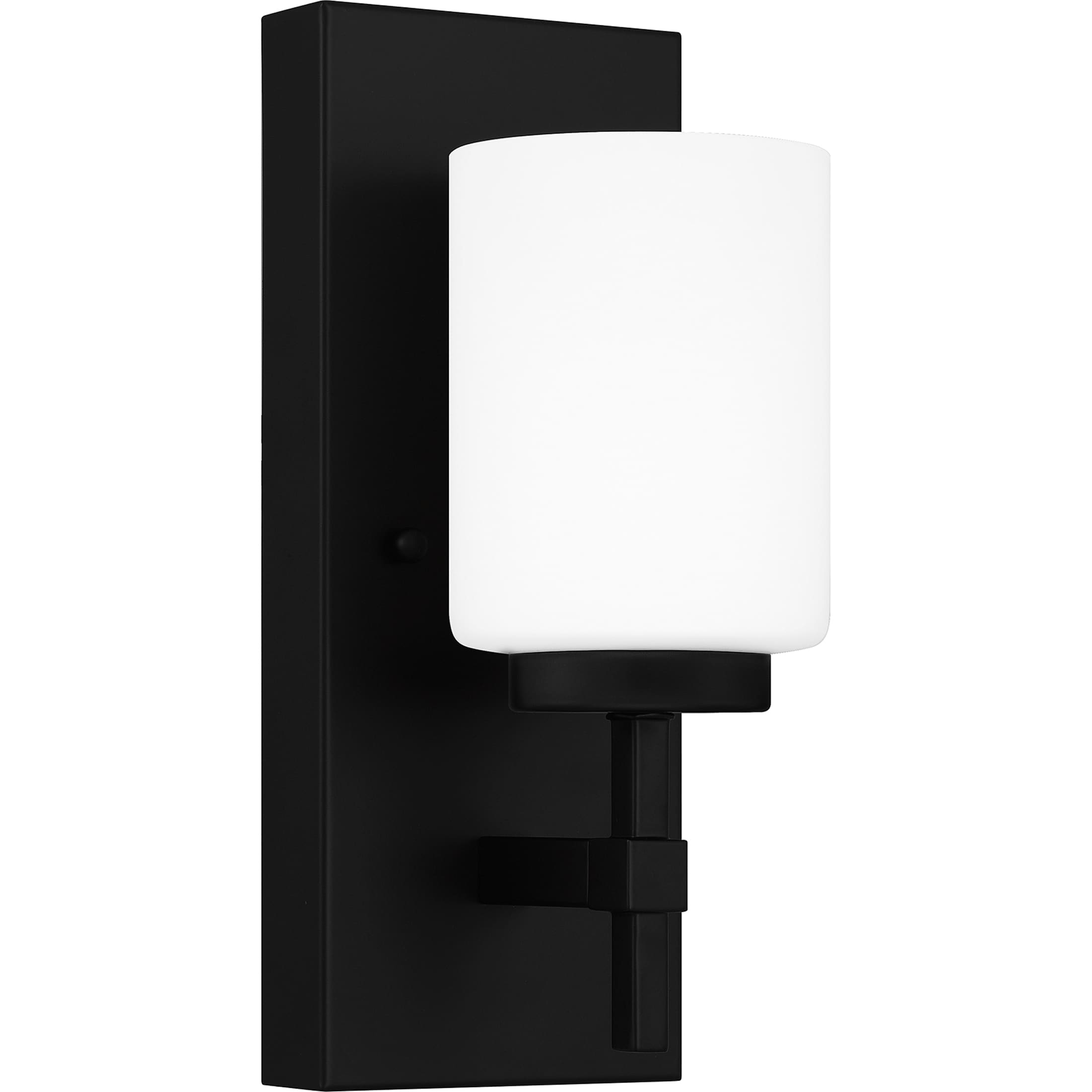 Quoizel WLB8605MBK Wilburn 4.75-in 1-Light Matte Black Transitional LED Wall Sconce