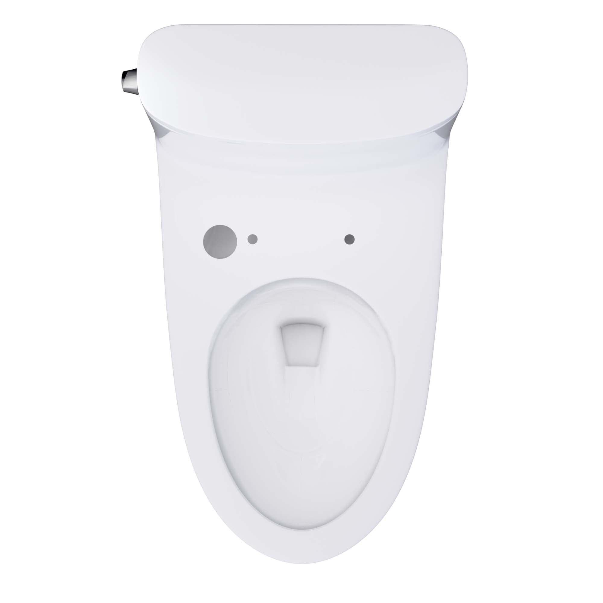 TOTO Nexus White Elongated Standard height 12-in Rough-In