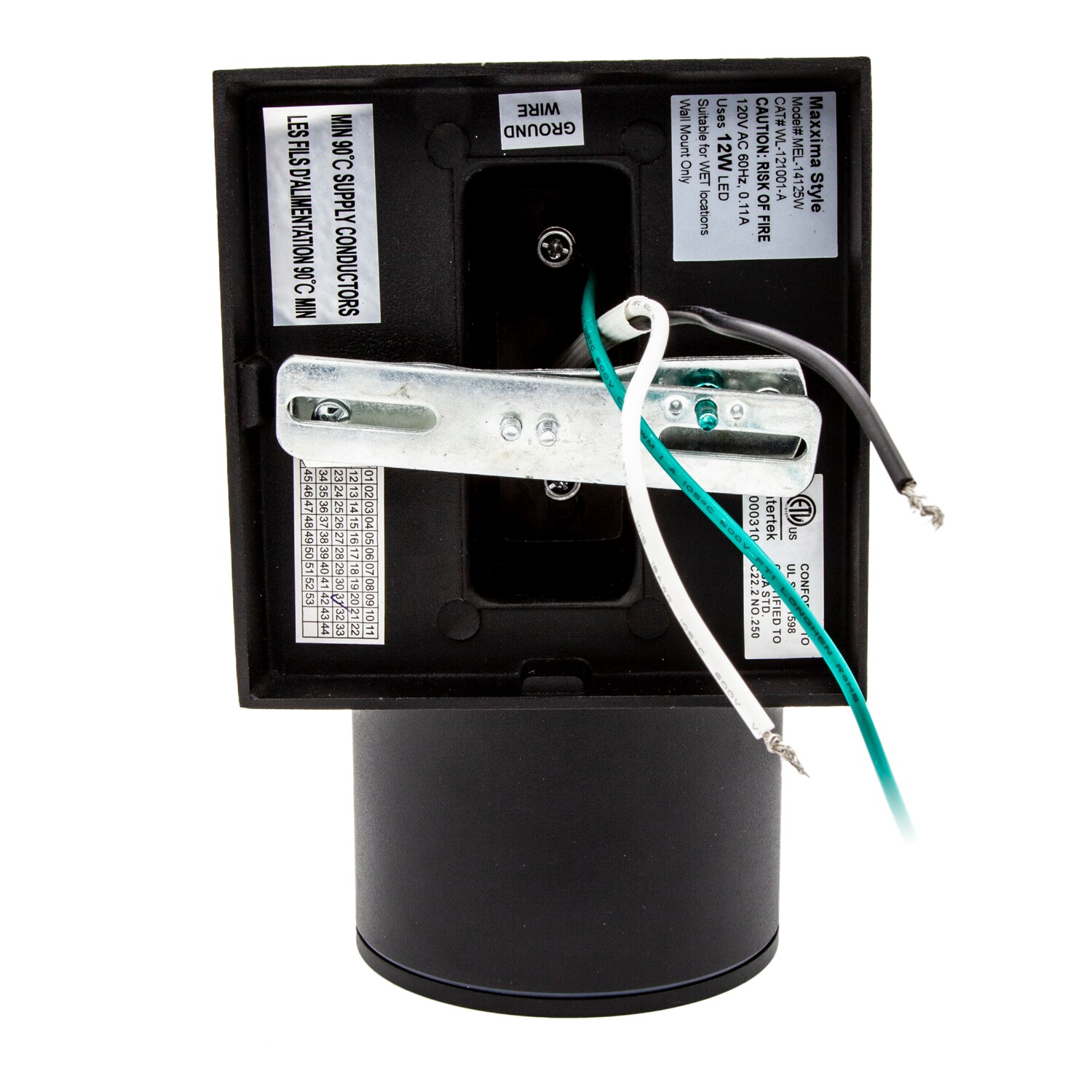 Maxxima MEL-14125W Outdoor-Wall-Lighting - View #6