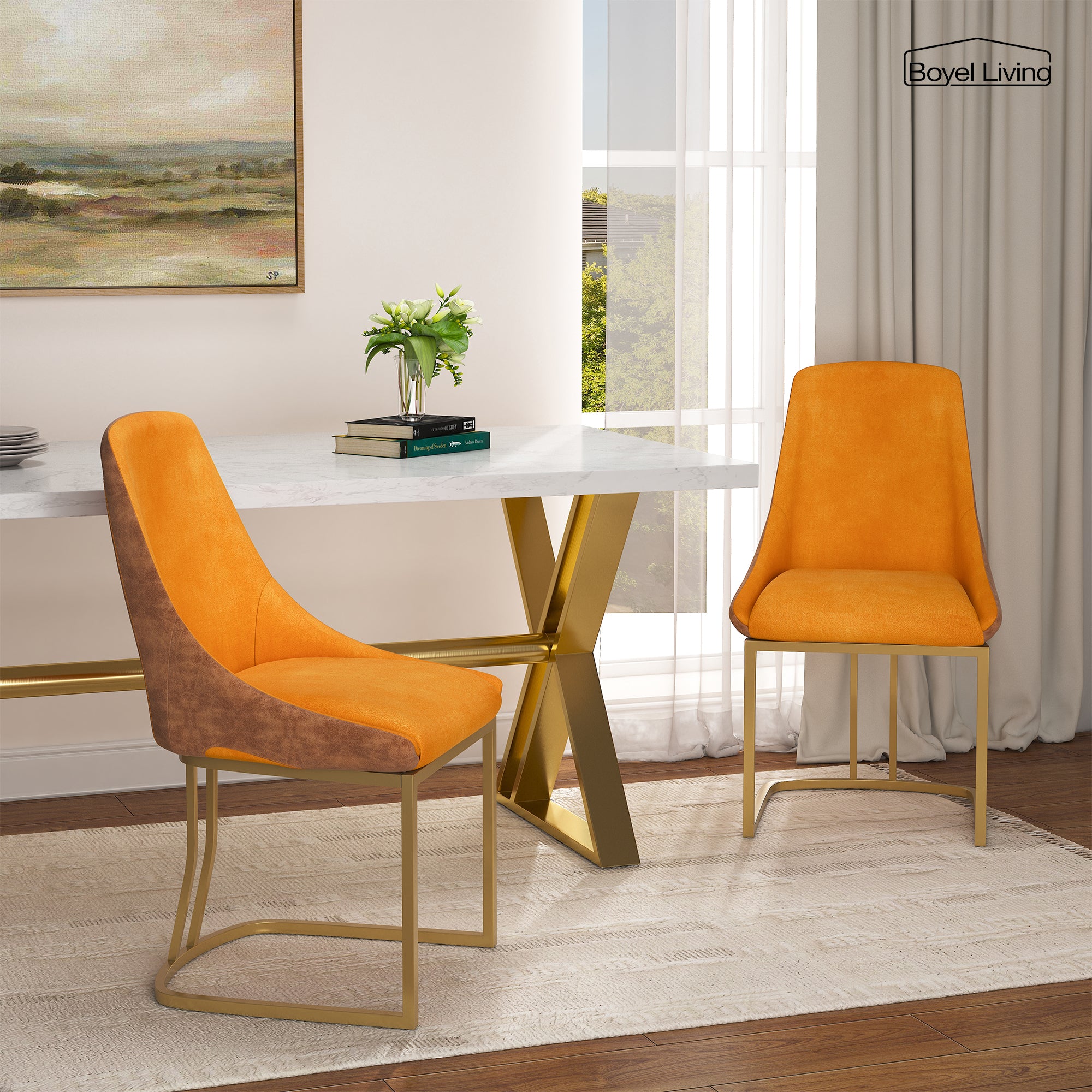 Boyel Living BLDC2432OR Dining-Chairs - View #4