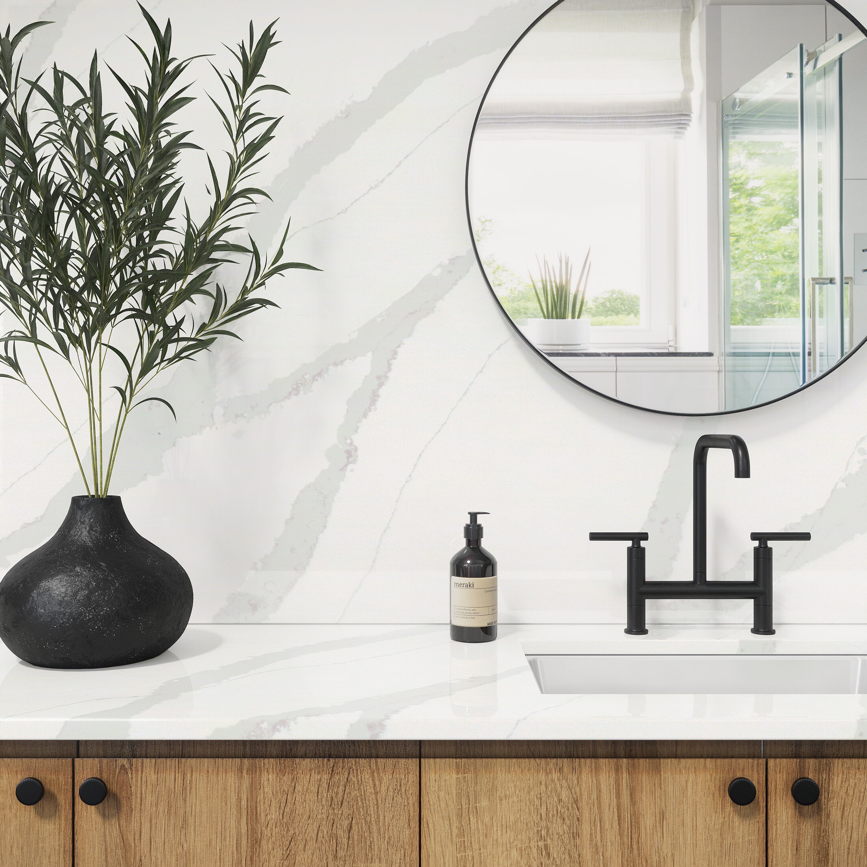 ONE Quartz OQ48SLBM11/4X1L Countertop-Samples - View #5