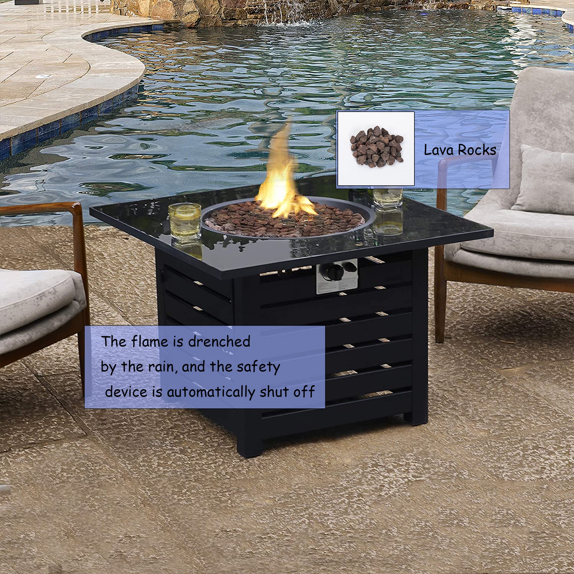 Mondawe MO-HPSR37 Outdoor-Gas-Firepits - View #5