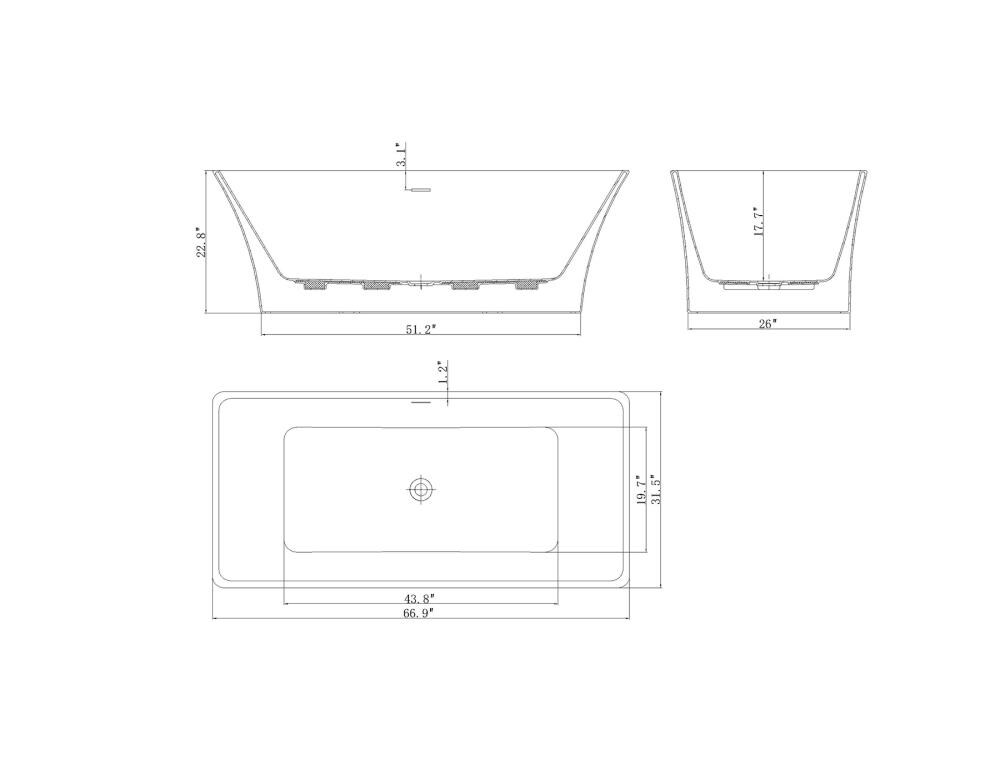 AKDY BT0209 bathtubs - View #10