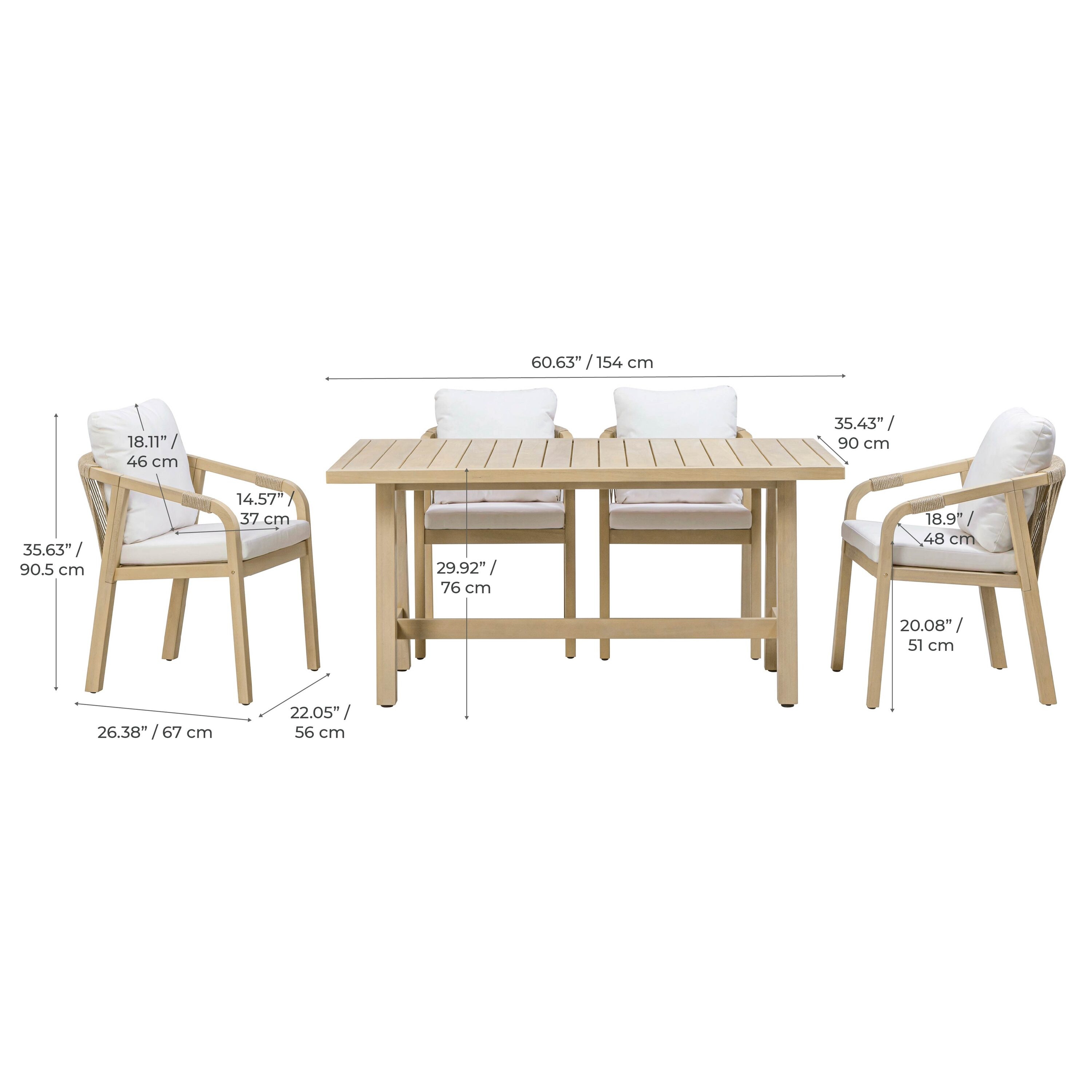 Teamson Home THF0524NA Patio-Conversation-Sets - View #3