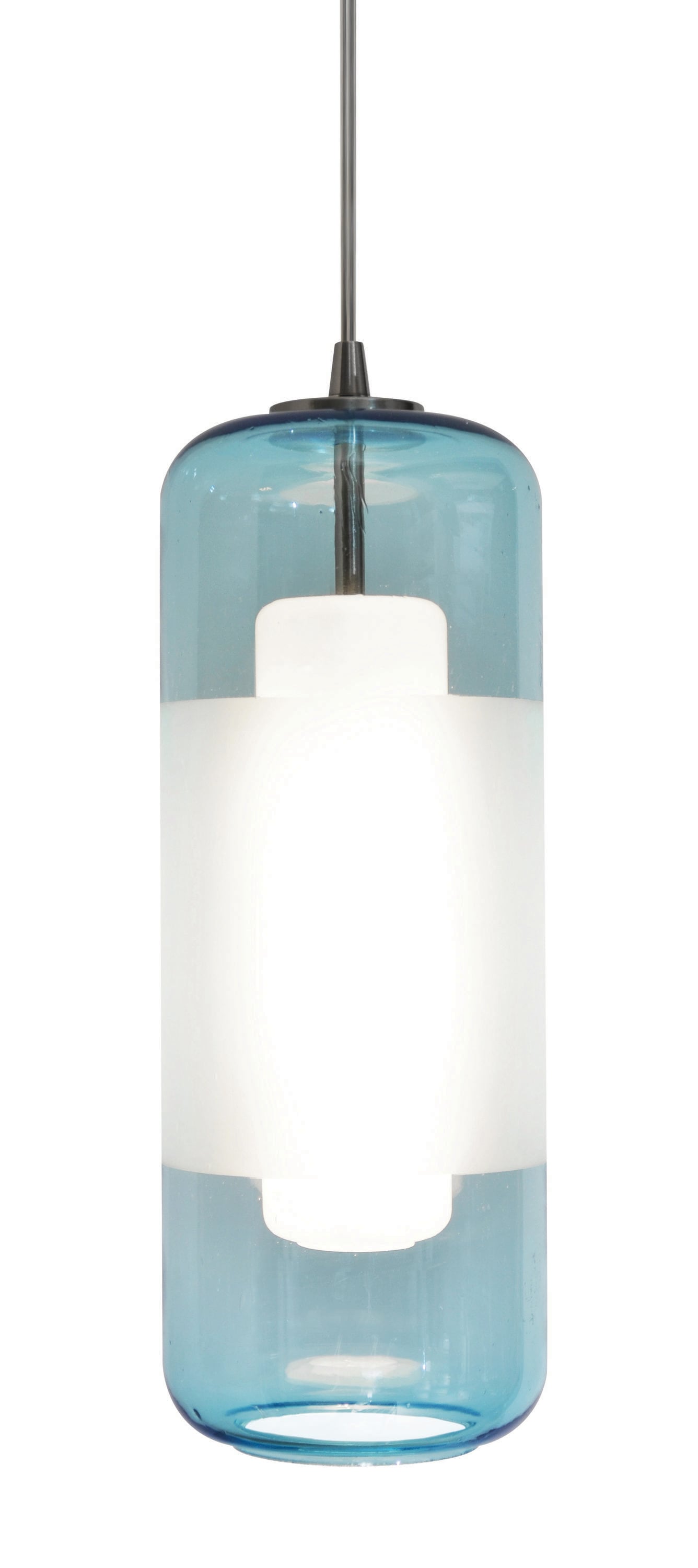 AFX HRP1000L30D1SNAQ Hermosa Satin Nickel Transitional Cylinder Integrated LED Mini Hanging Pendant light
