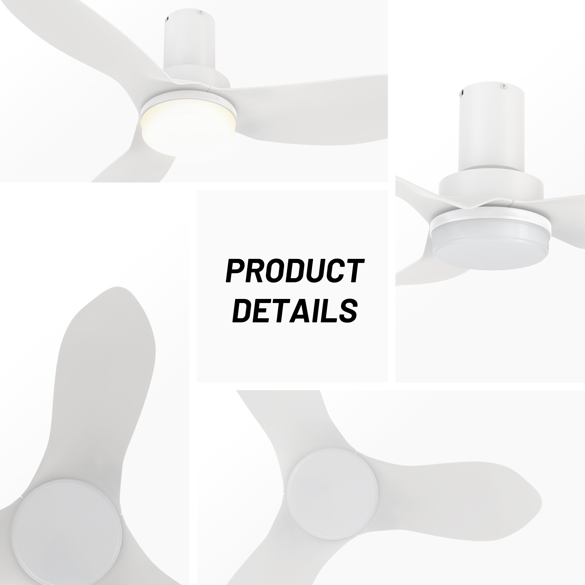 CARRO USA LYDC453V2-L11-W1-FM Ceiling-Fans - View #4