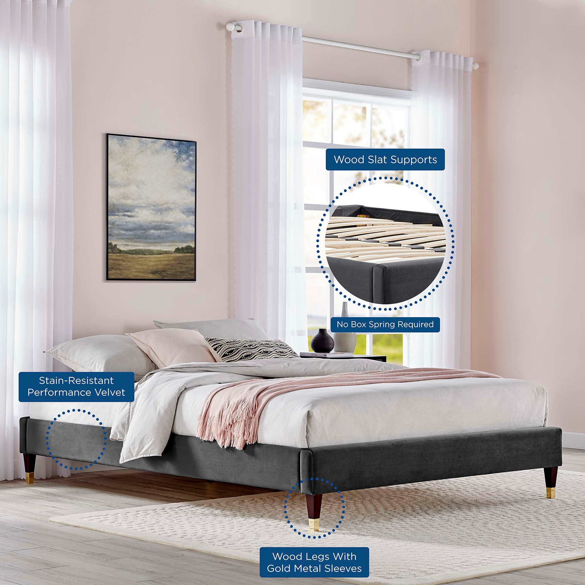 Modway MOD-6271-CHA beds - View #3