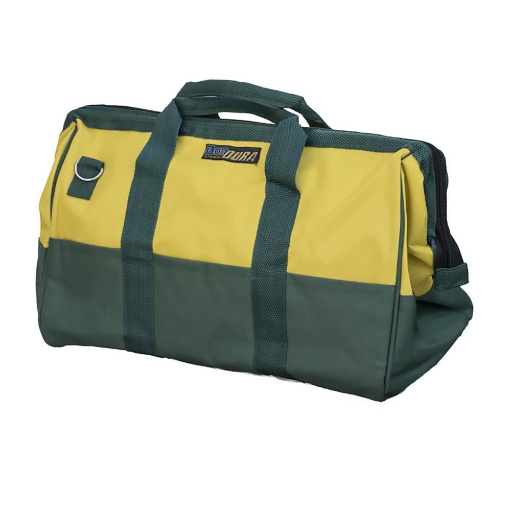 Bon Tool 20 in. Canvas Tool Bag with Leather Straps 11-250 - The