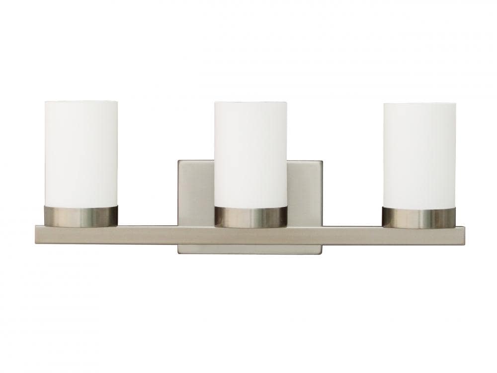 Whitfield Lighting VL429-3SS Harvey 20.9-in 1-Light Black Transitional Vanity Light