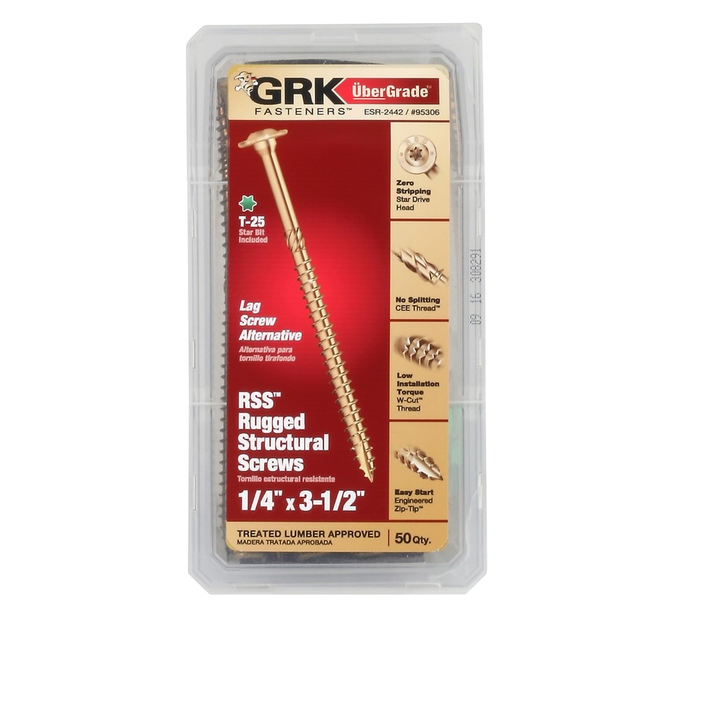 GRK #8 x 2-in Polymer Interior Wood Screws (100-Per Box) in the Wood Screws  department at