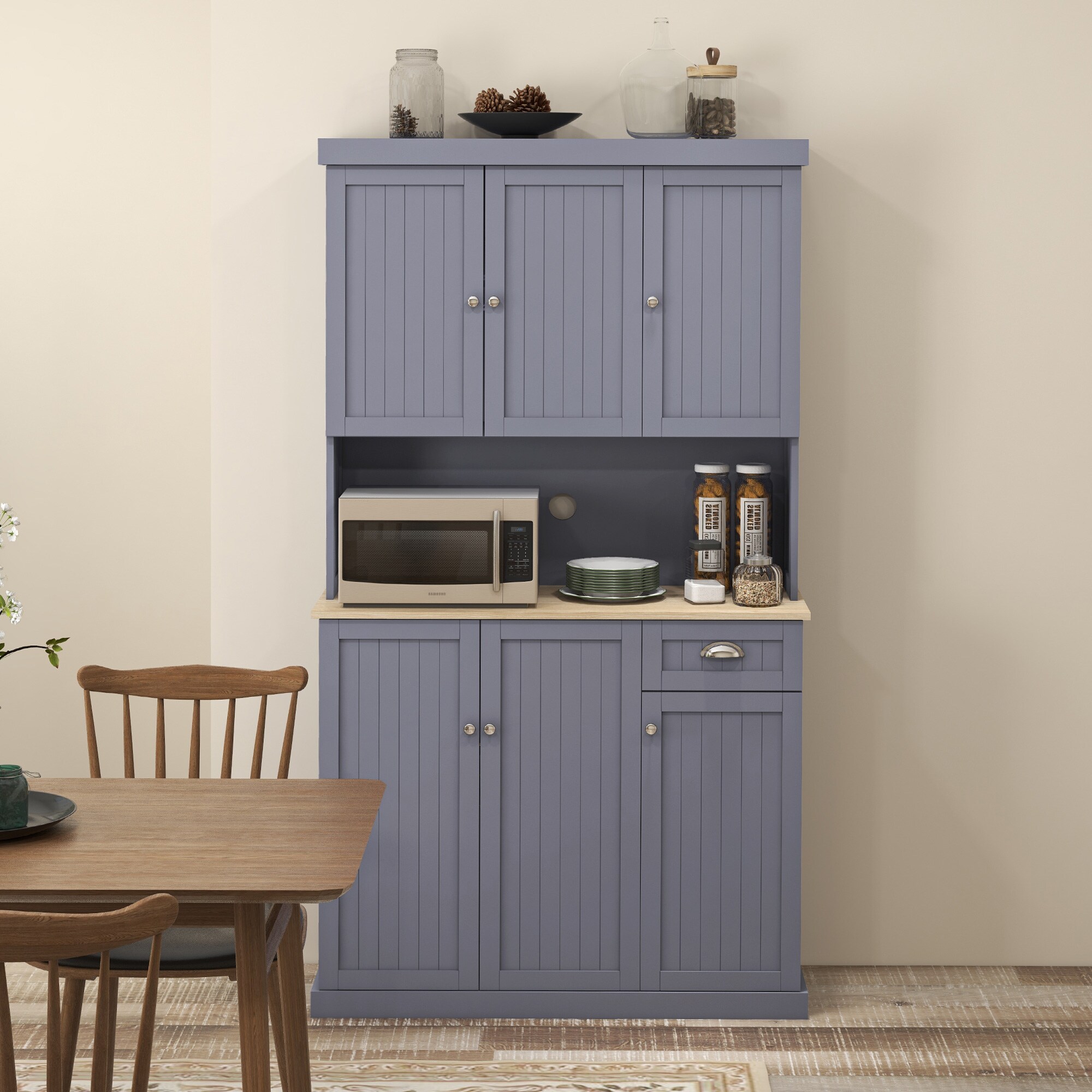 HomCom 835-112V82GY Pull-Out-Cabinet-Baskets - View #4