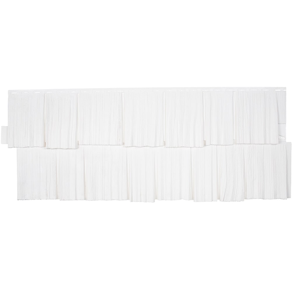 Novik 100070006A  Shake 49.4 Square feet White Faux stone veneer
