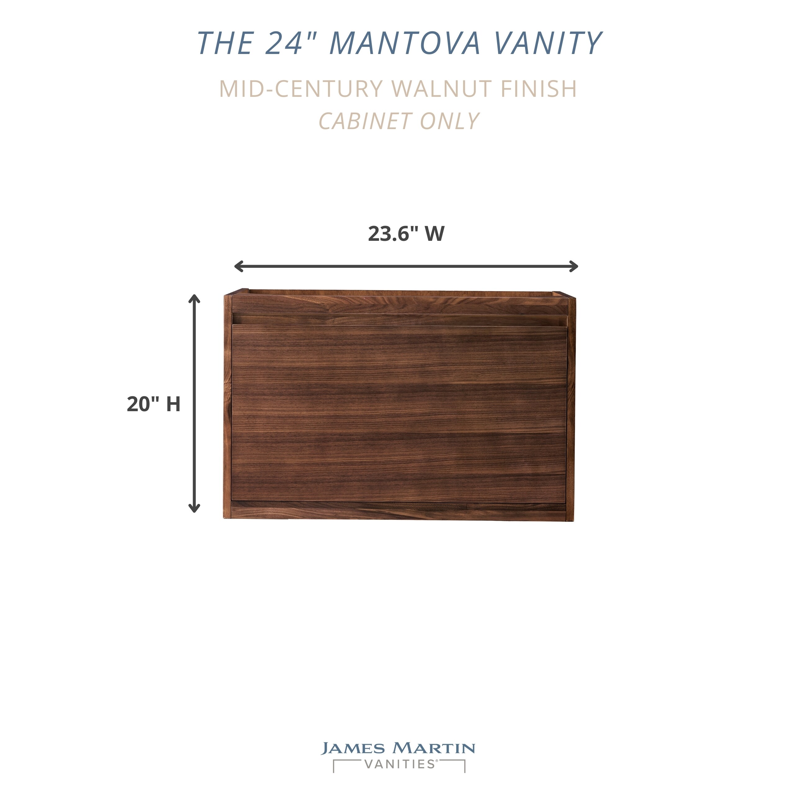 James Martin Vanities 805-V23.6-WLT-CH Bath-Vanity-Combo - View #6