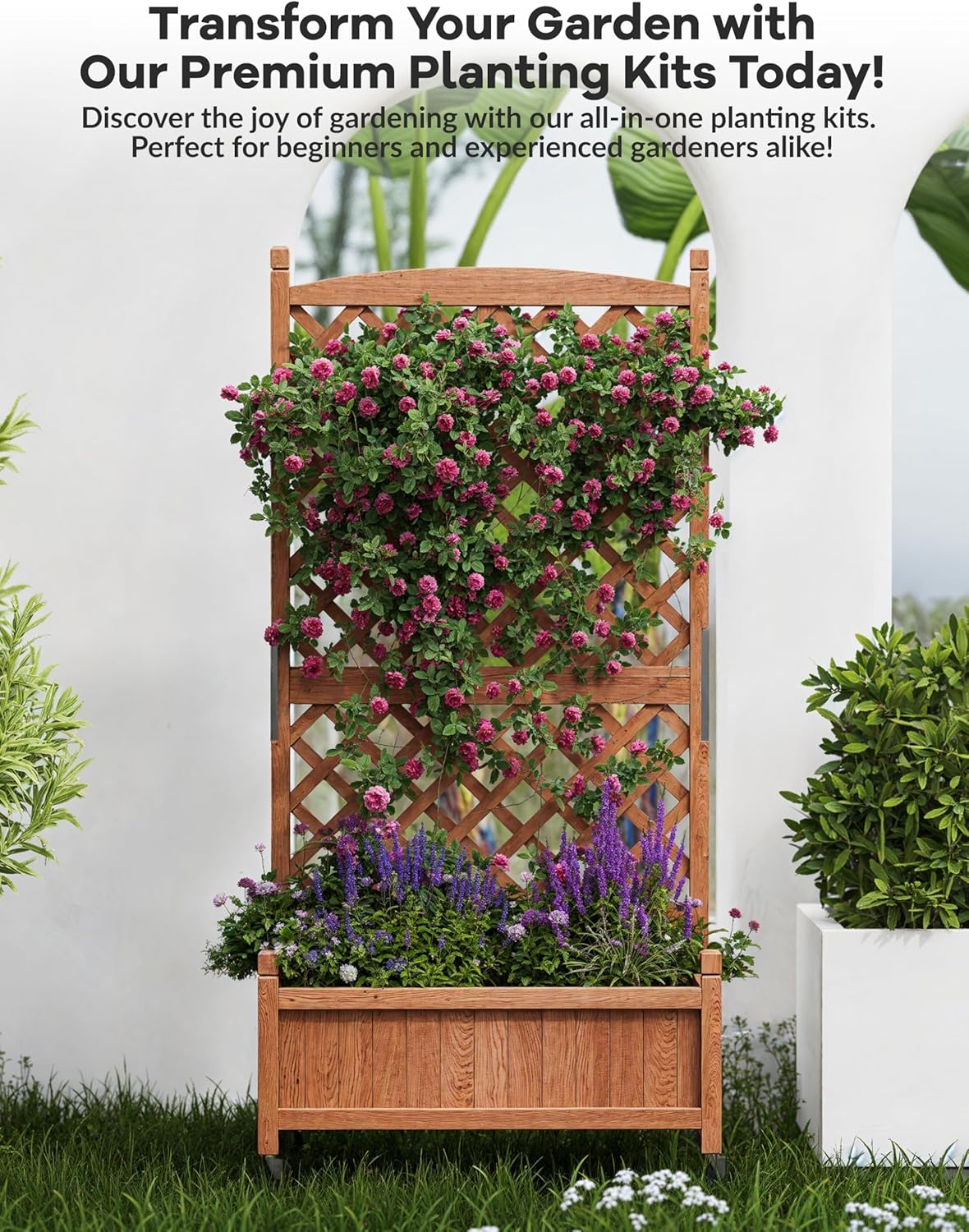 Qeetex LMY-PPG-337YHBAM Planter-Window-Box-Hardware - View #2